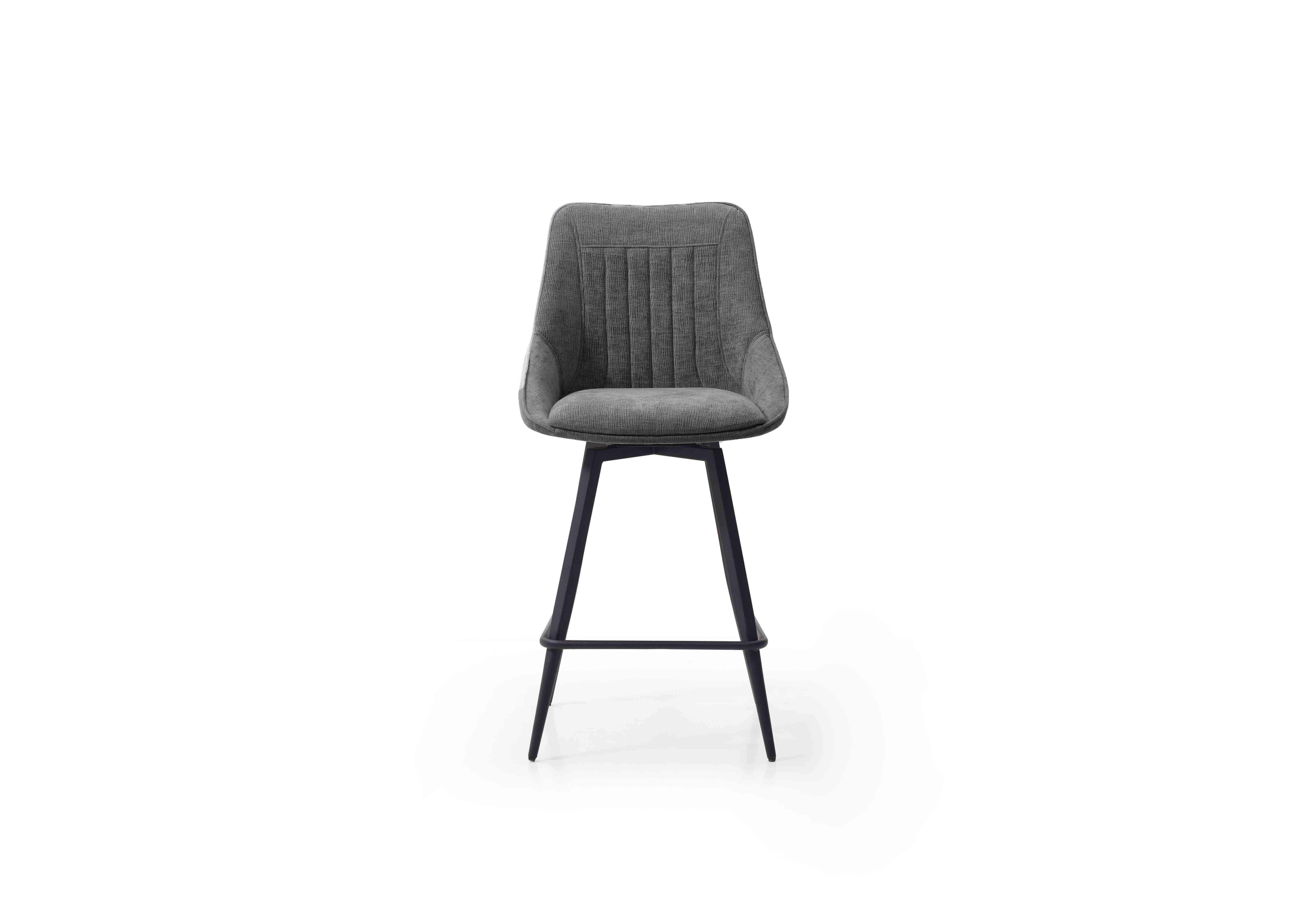Crete Bar Stool in Dark Grey on Furniture Village