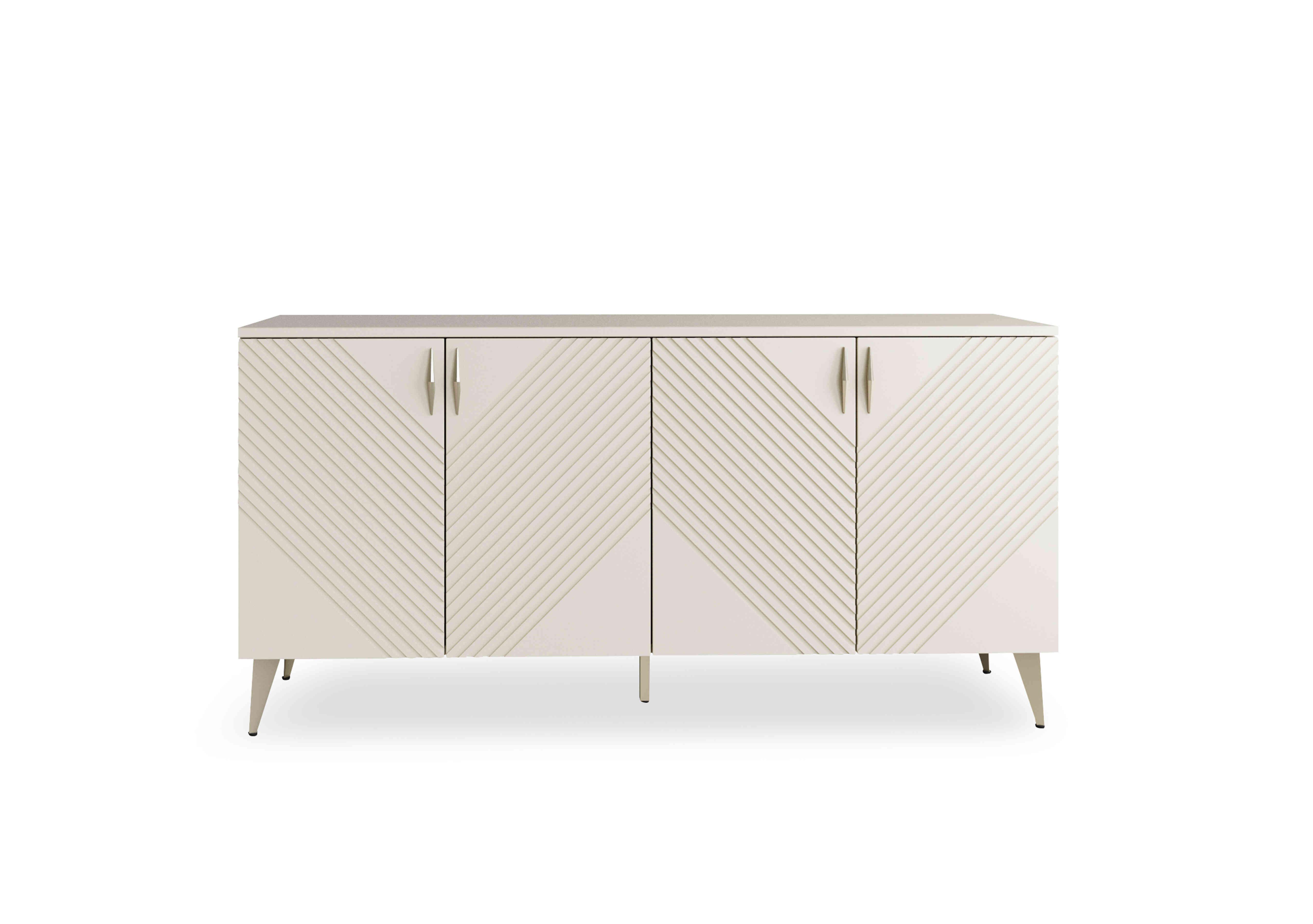 Eden SMART 4 Door Sideboard in White on Furniture Village