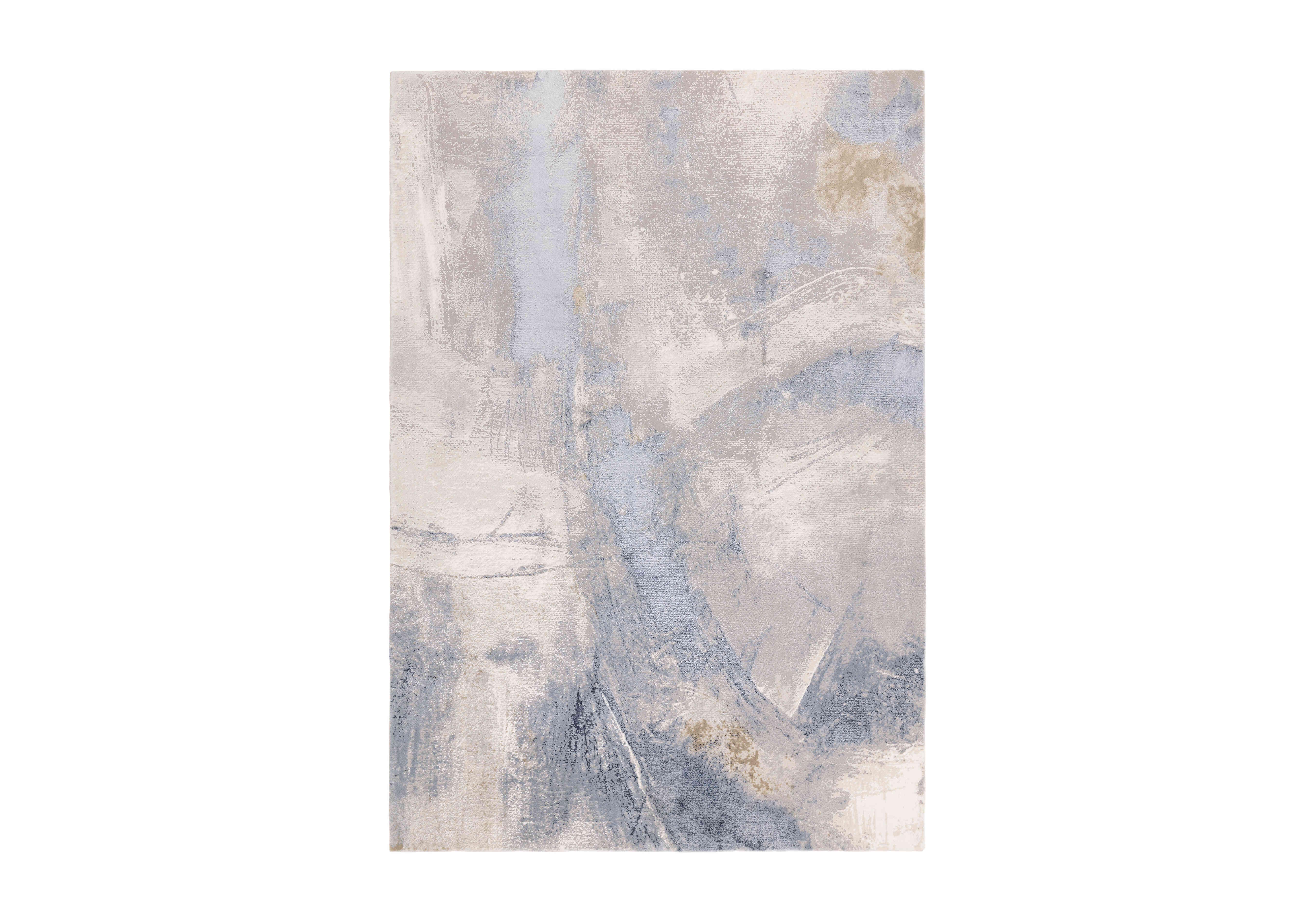 Elda Rug in Blue on Furniture Village