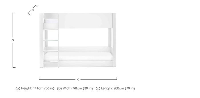 Annika Bunk Bed in  on Furniture Village