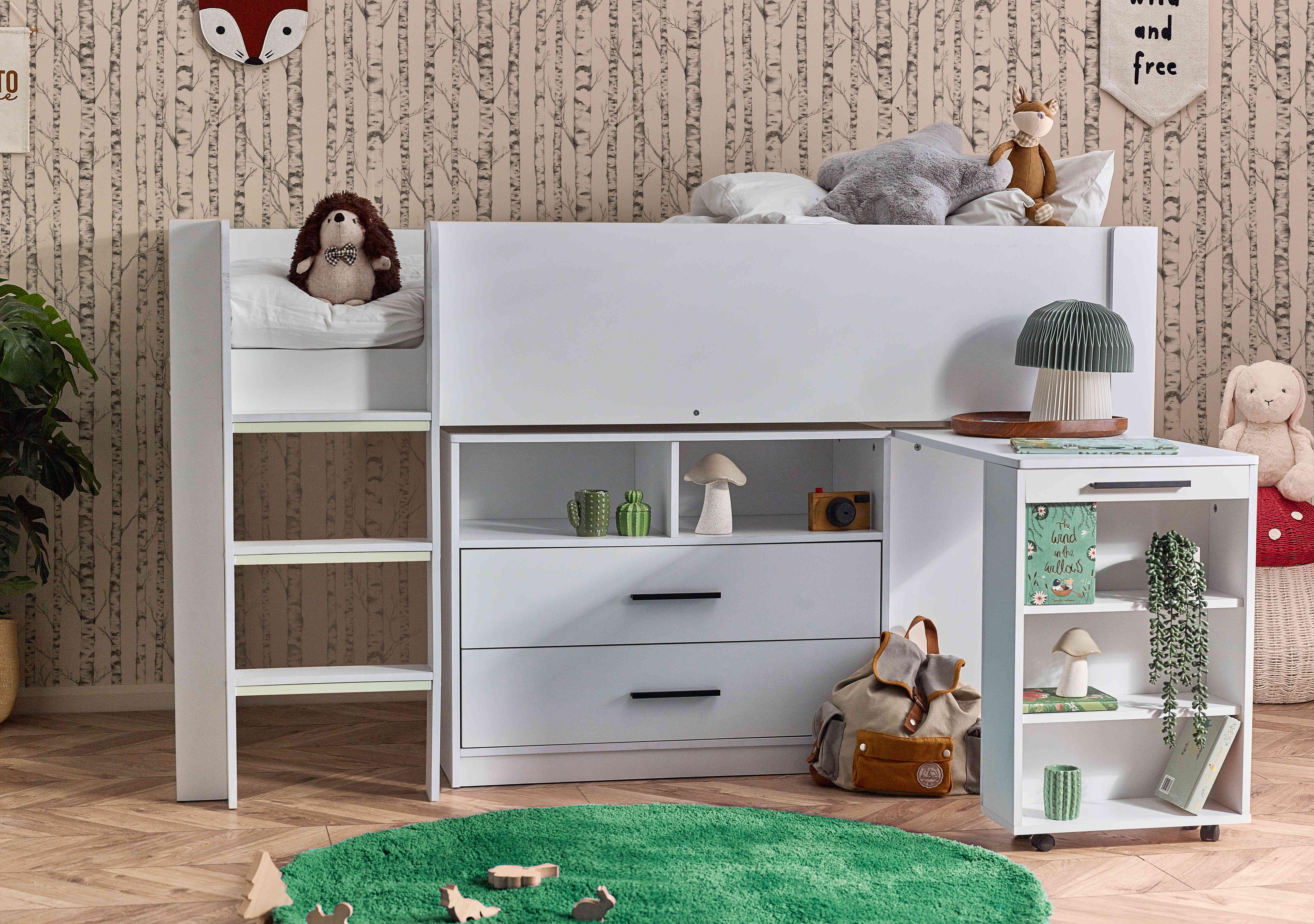 Annika Mid Sleeper with Desk in  on Furniture Village