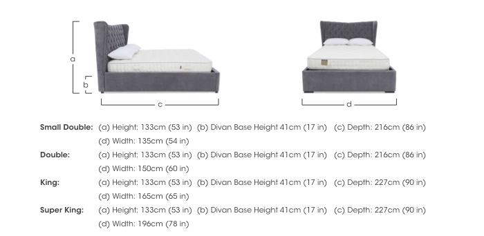 Bauer Electric Ottoman Bed Frame in  on Furniture Village