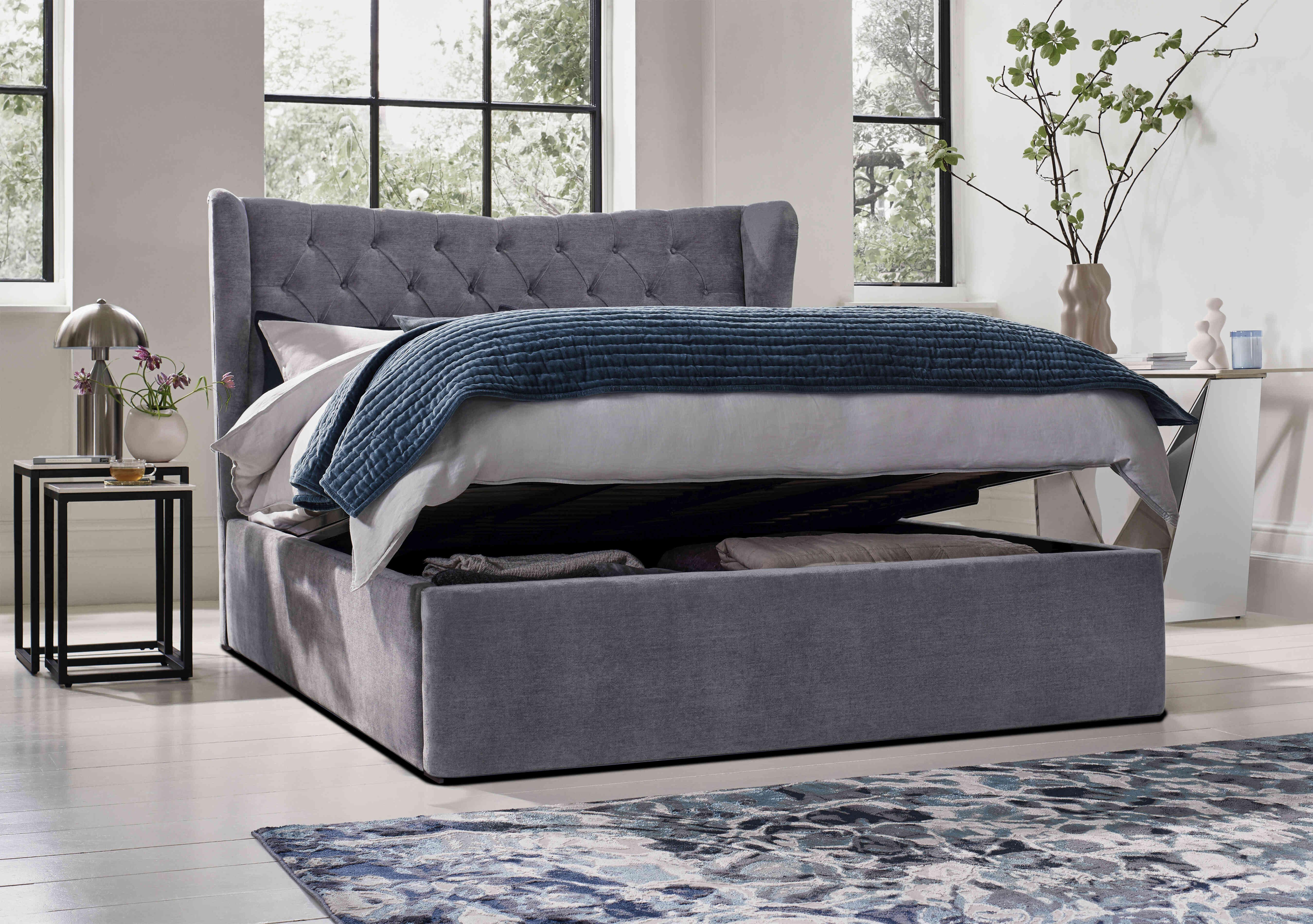 Bauer Electric Ottoman Bed Frame in  on Furniture Village