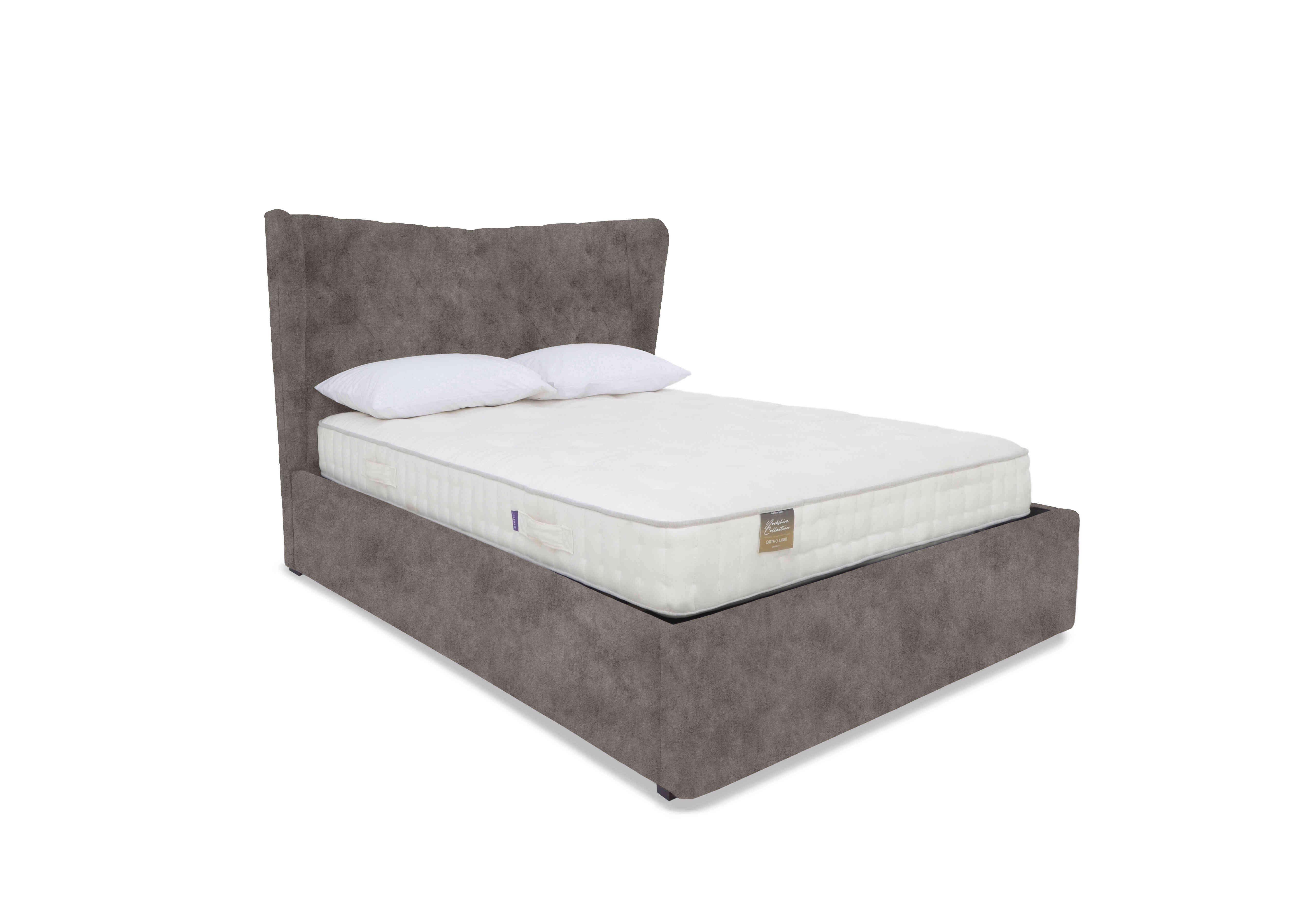 Bauer Electric Ottoman Bed Frame in Dapple Chocolate on Furniture Village