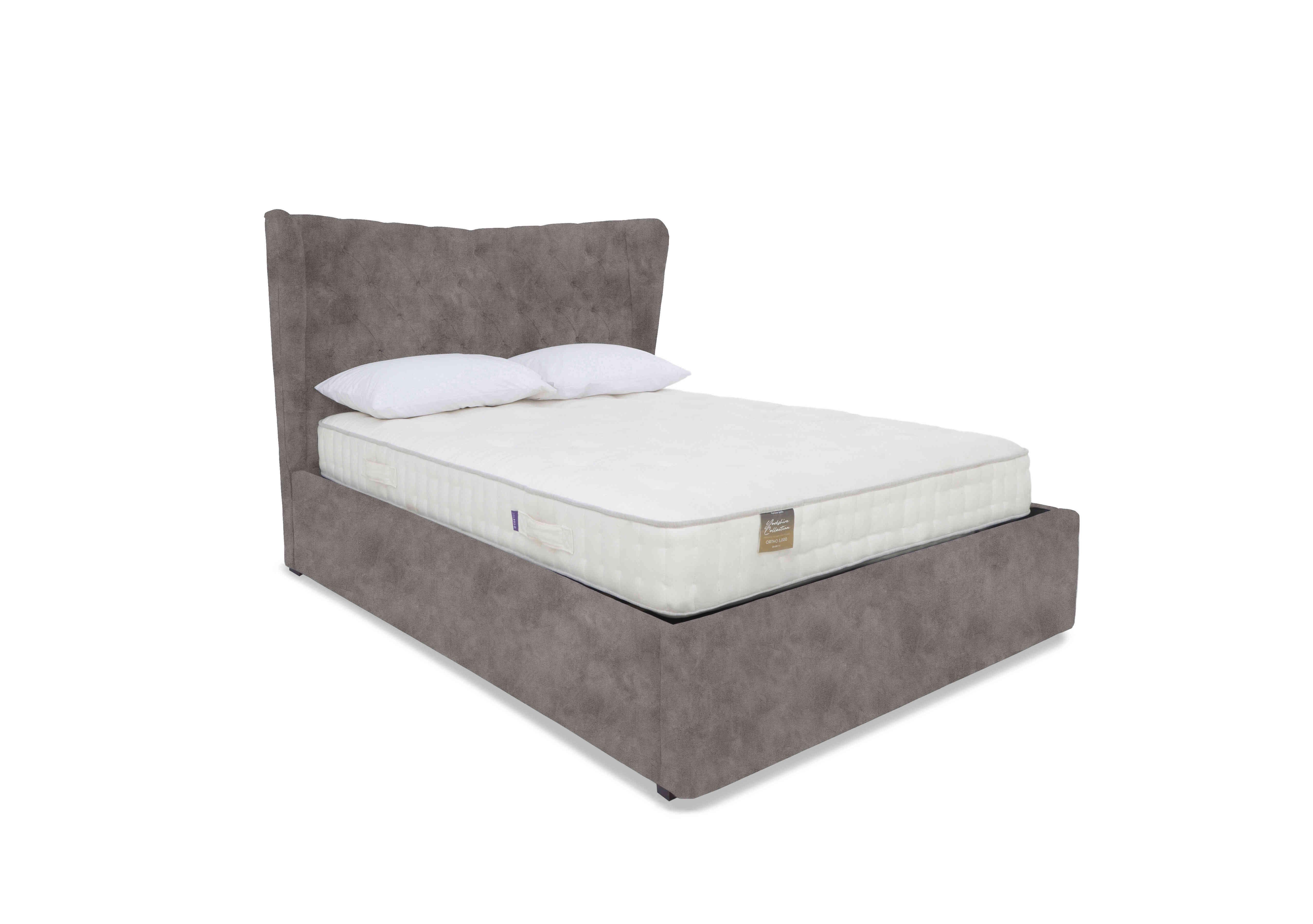 Bauer Electric Ottoman Bed Frame in Dapple Sterling on Furniture Village
