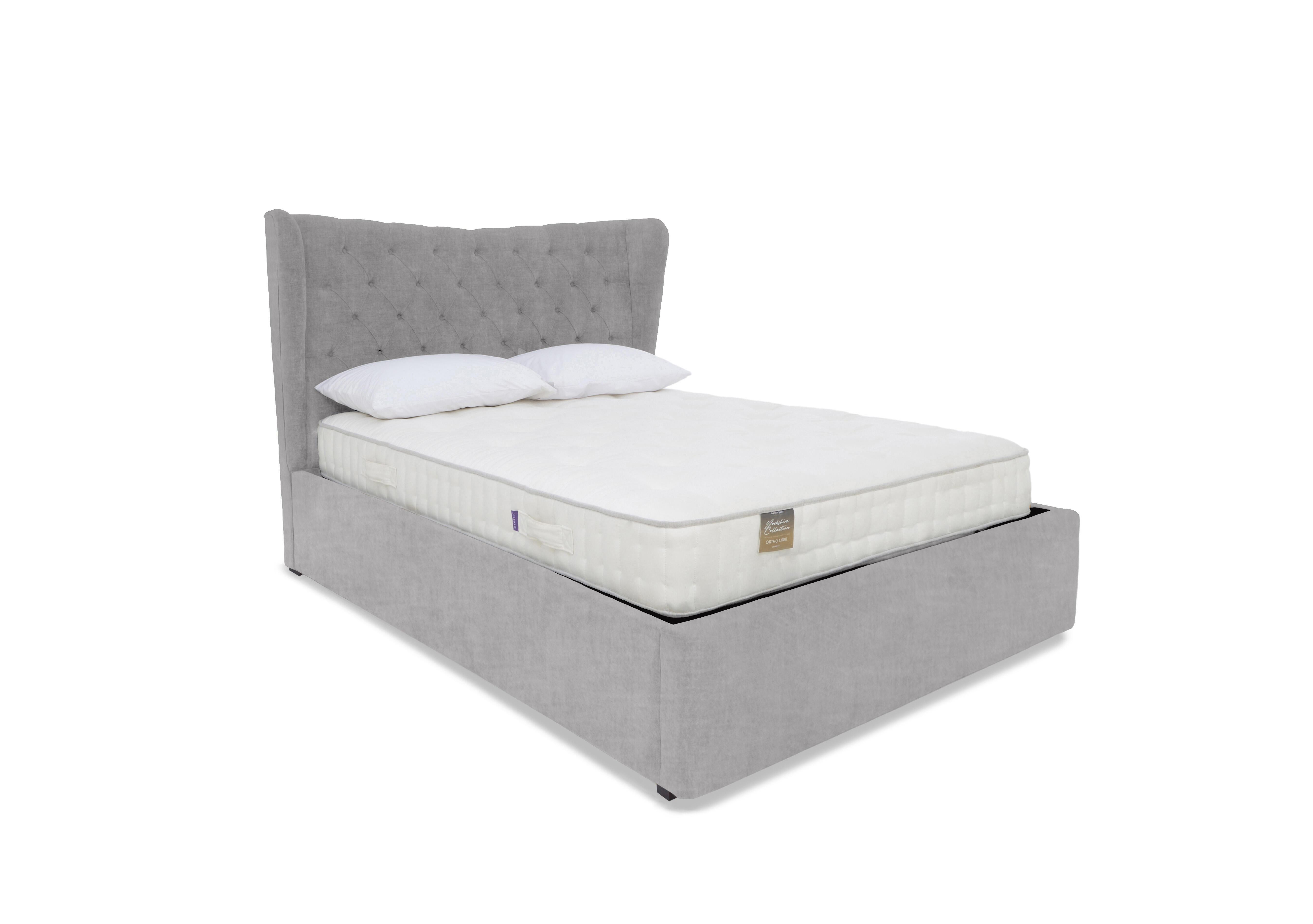 Bauer Electric Ottoman Bed Frame in Lace Dolphin on Furniture Village