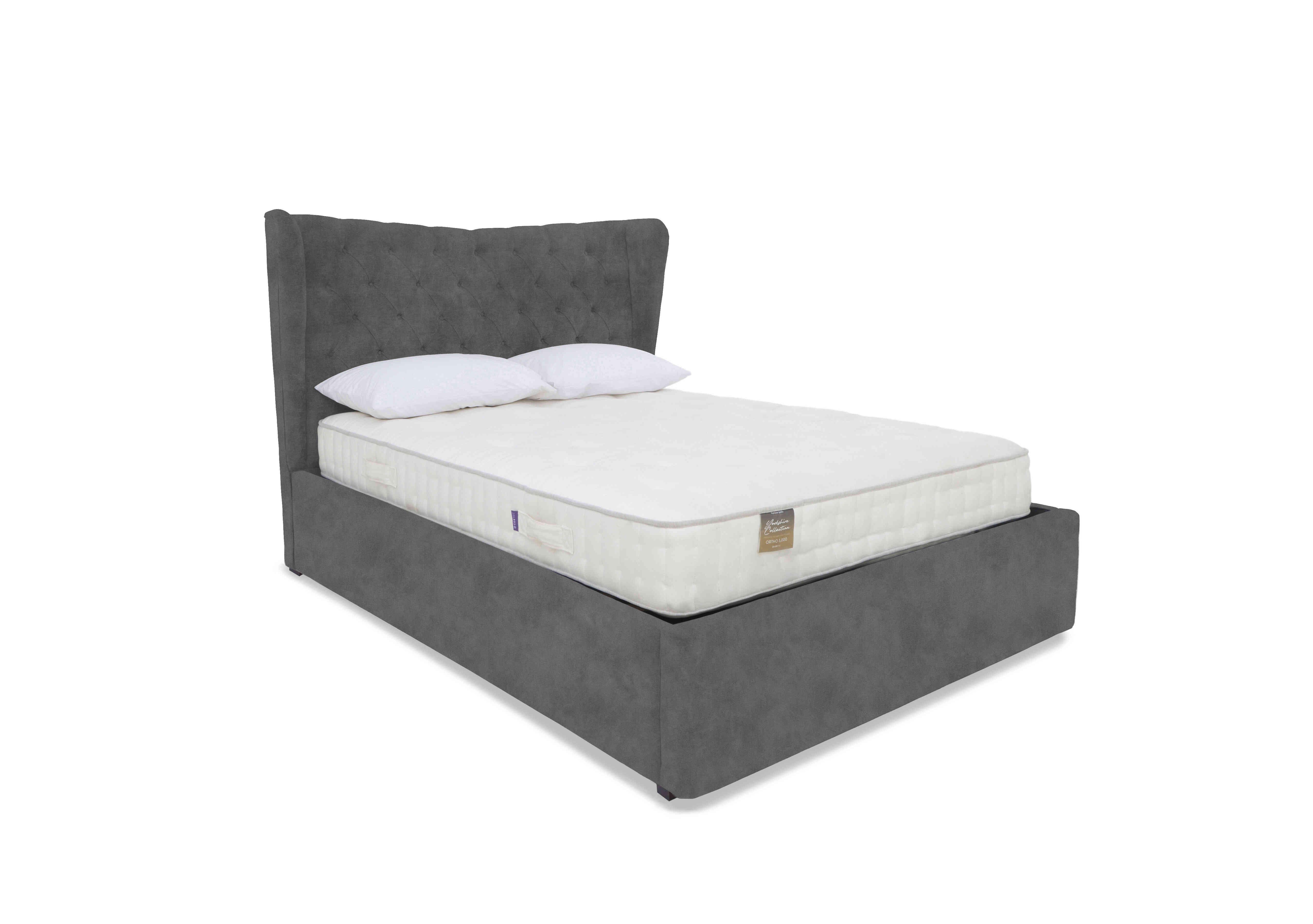 Bauer Electric Ottoman Bed Frame in Lace Domino on Furniture Village