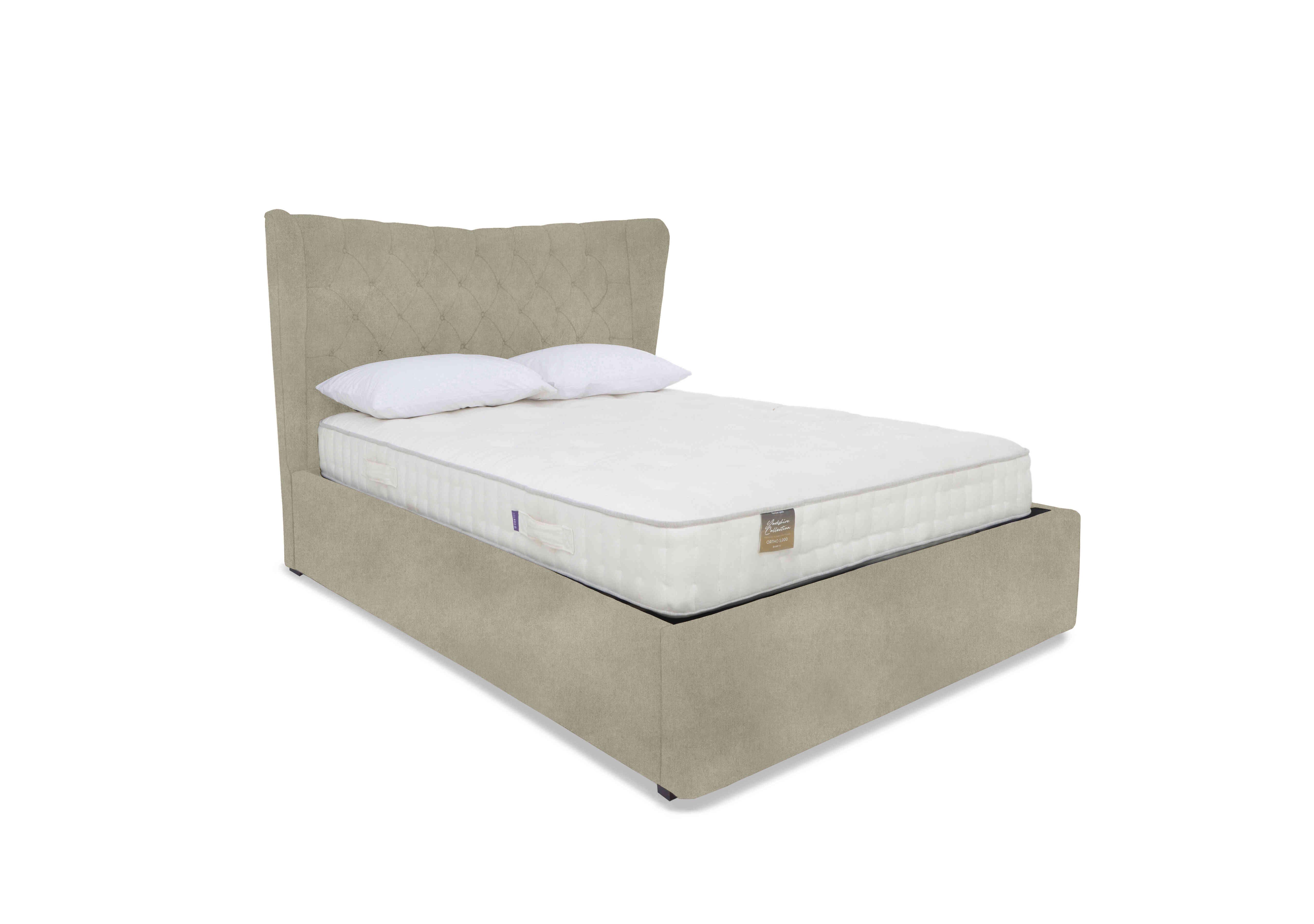 Bauer Electric Ottoman Bed Frame in Plain Quartz on Furniture Village