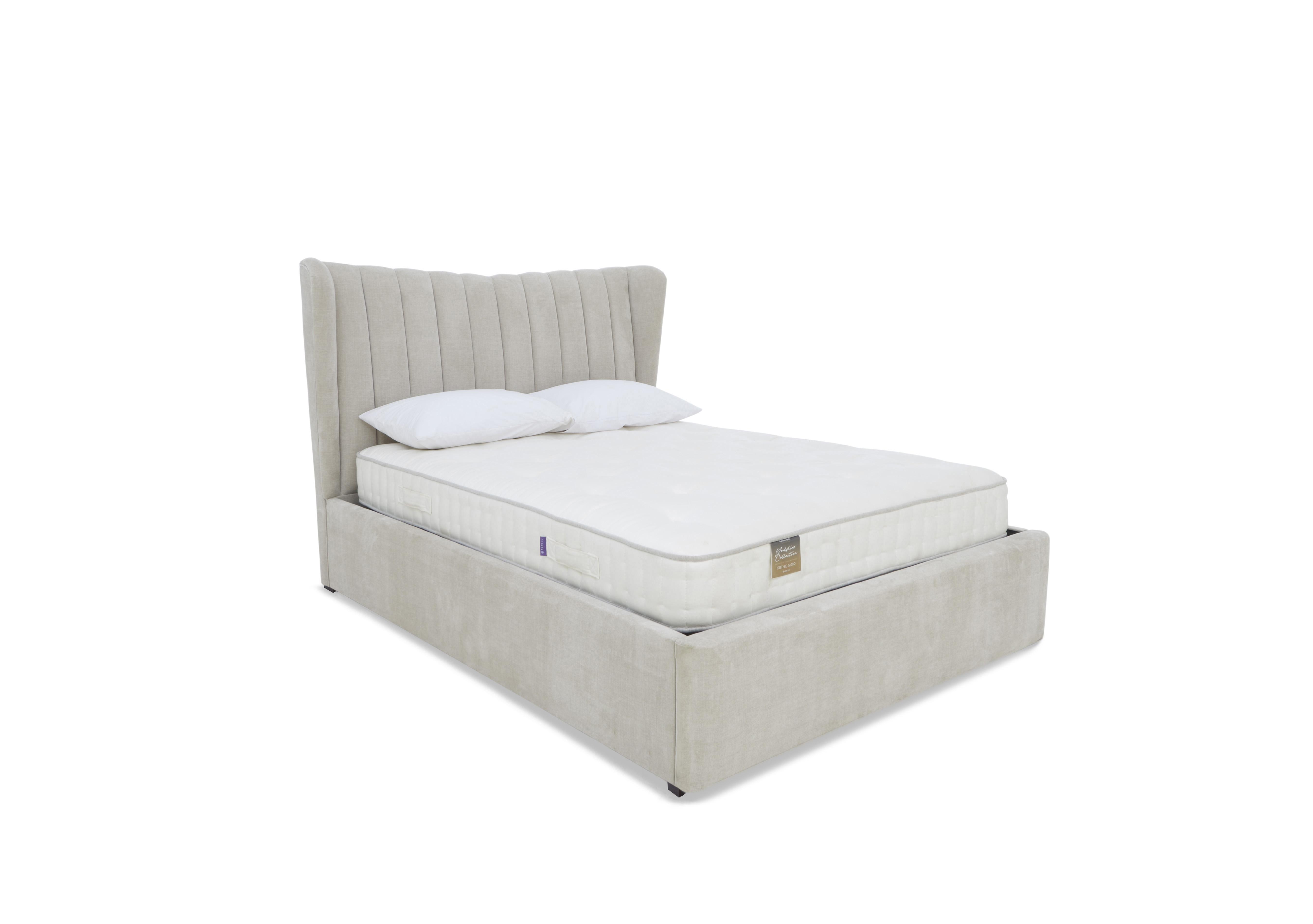 Bourne Electric Ottoman Bed Frame in Aston Linen on Furniture Village