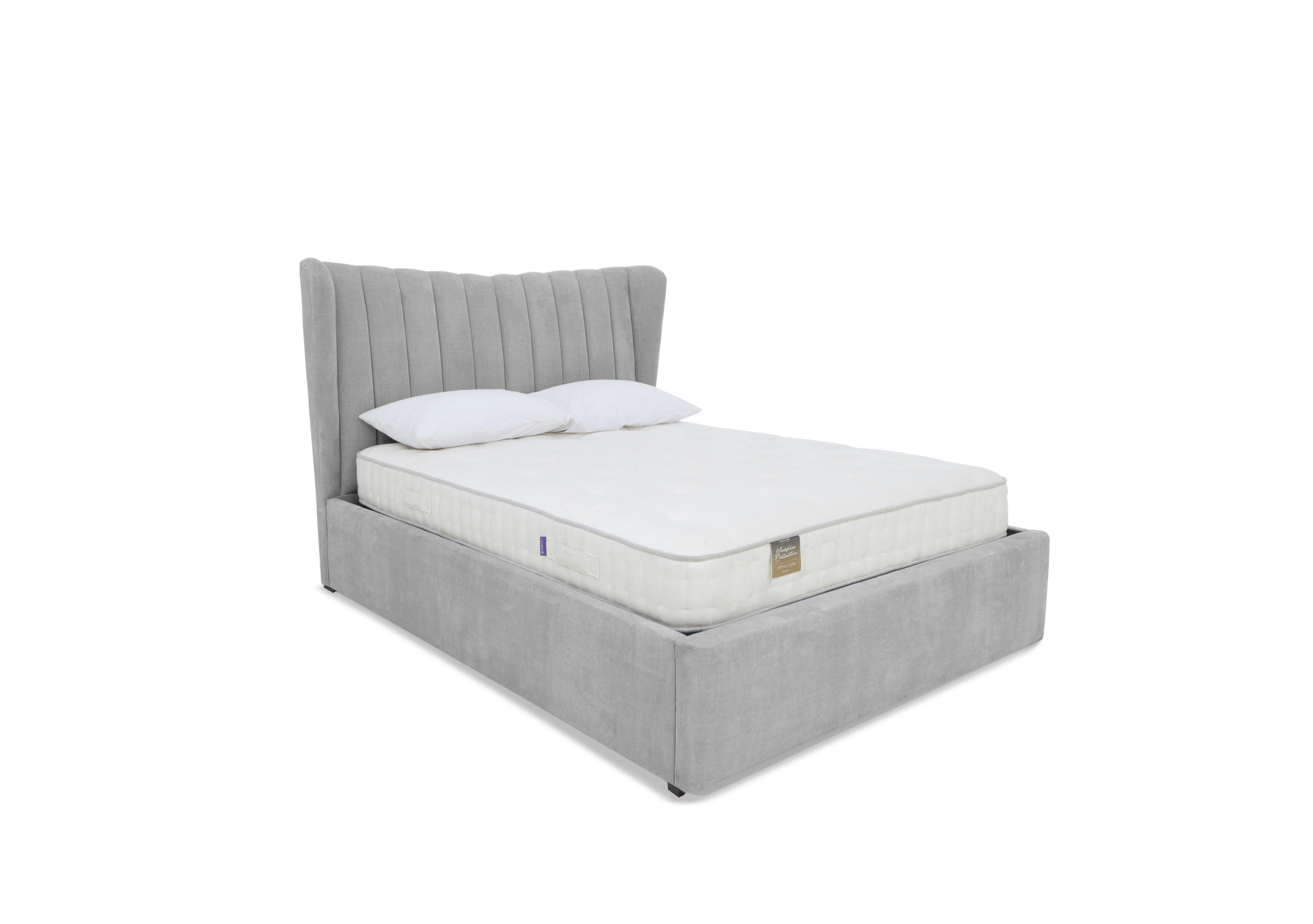 Bourne Electric Ottoman Bed Frame in Aston Silver on Furniture Village