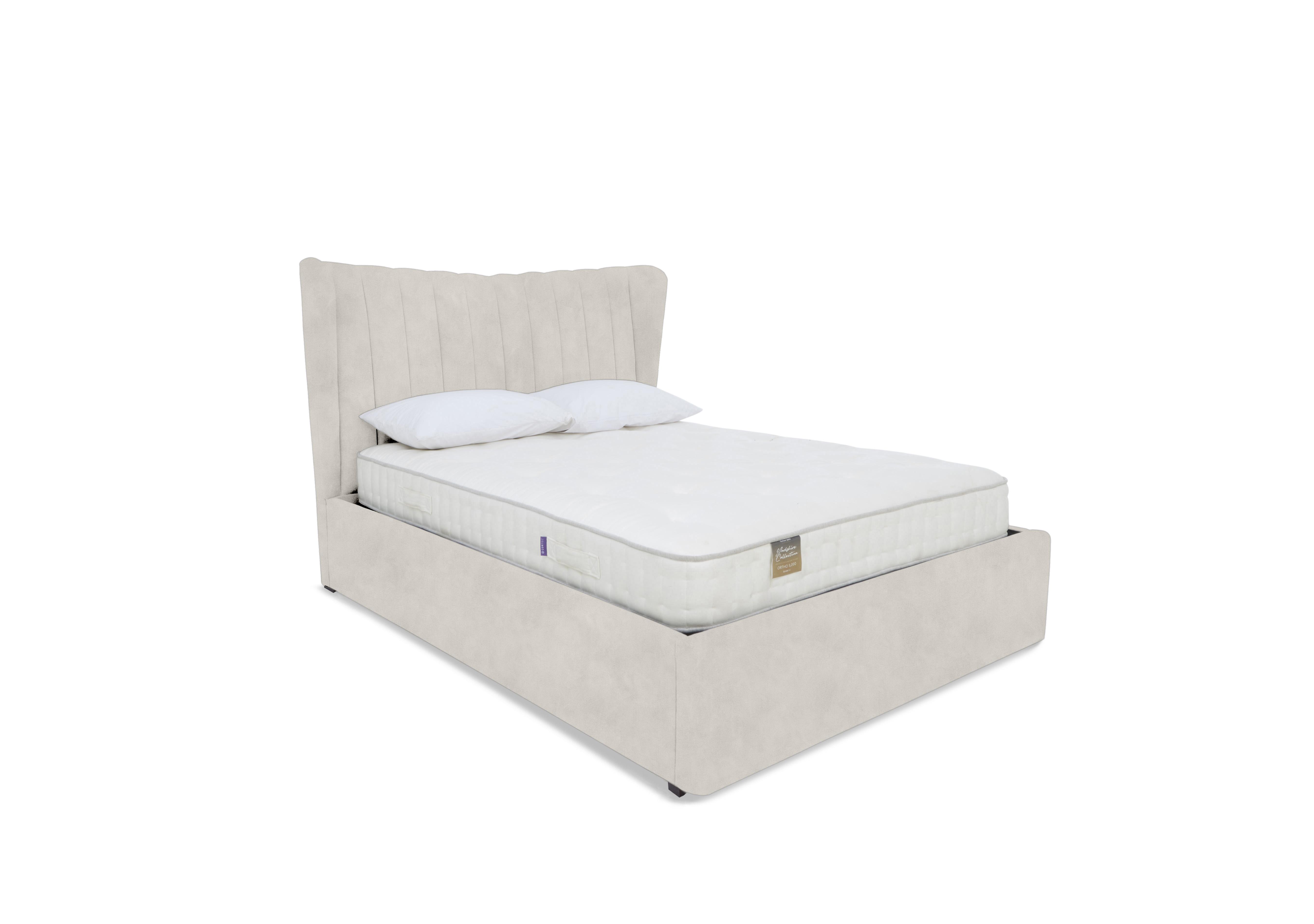 Bourne Electric Ottoman Bed Frame in Lace Ivory on Furniture Village
