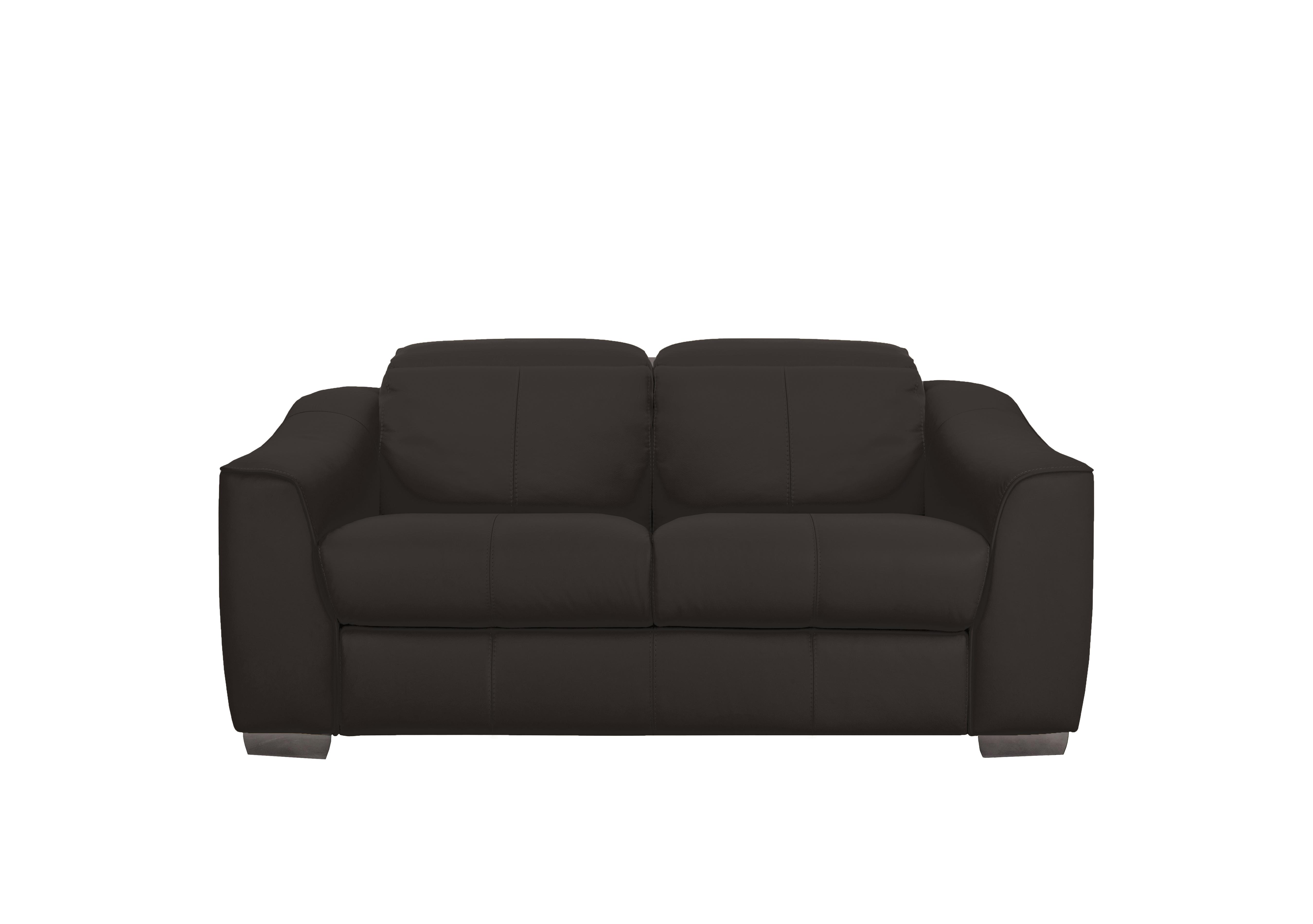 Xavier 2 Seater Leather Sofa in Bv-1748 Dark Chocolate on Furniture Village