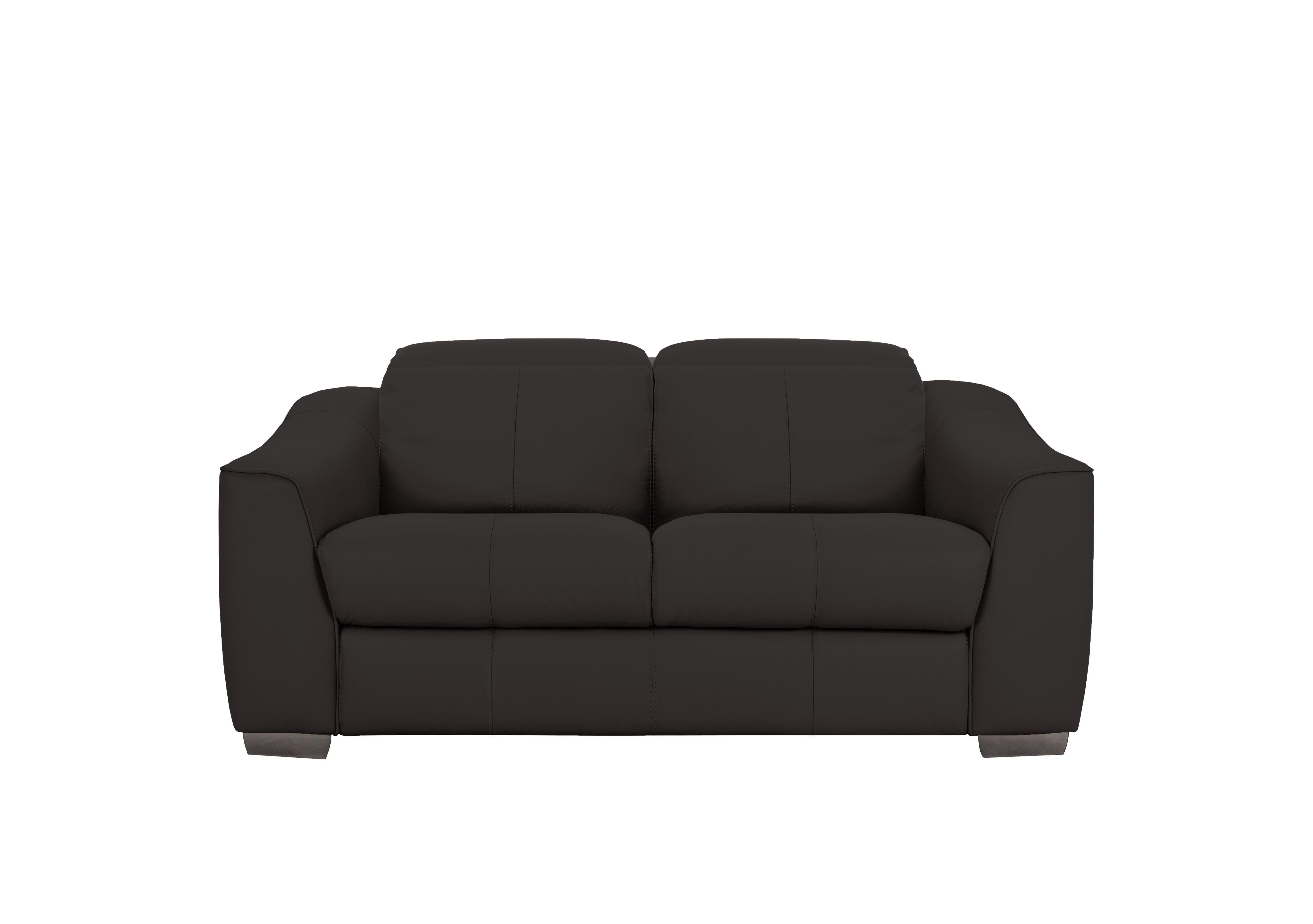 Xavier 2 Seater Leather Sofa in Nc-037c Walnut on Furniture Village