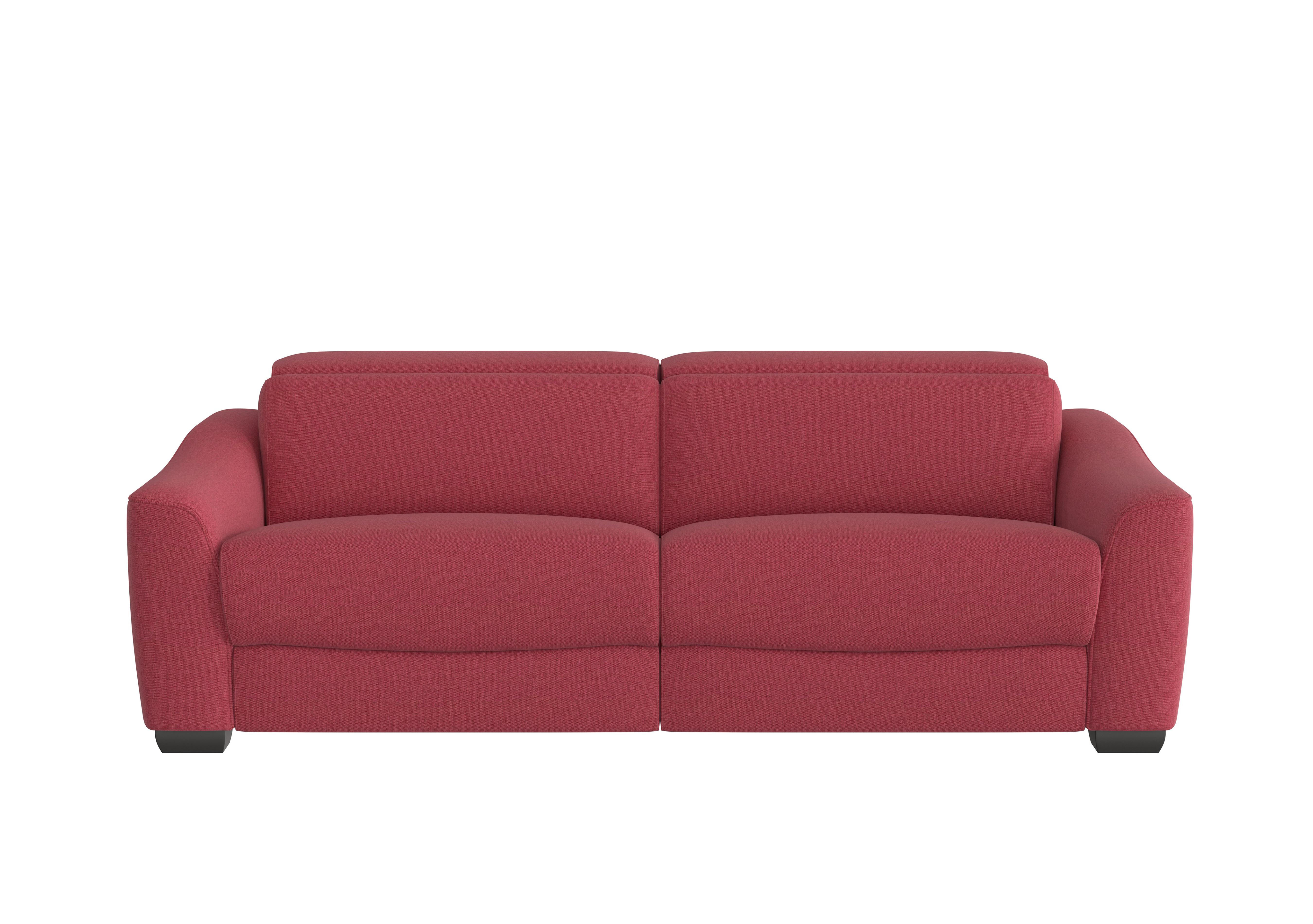 Xavier 3 Seater Fabric Sofa in Fab-Blt-R29 Red on Furniture Village