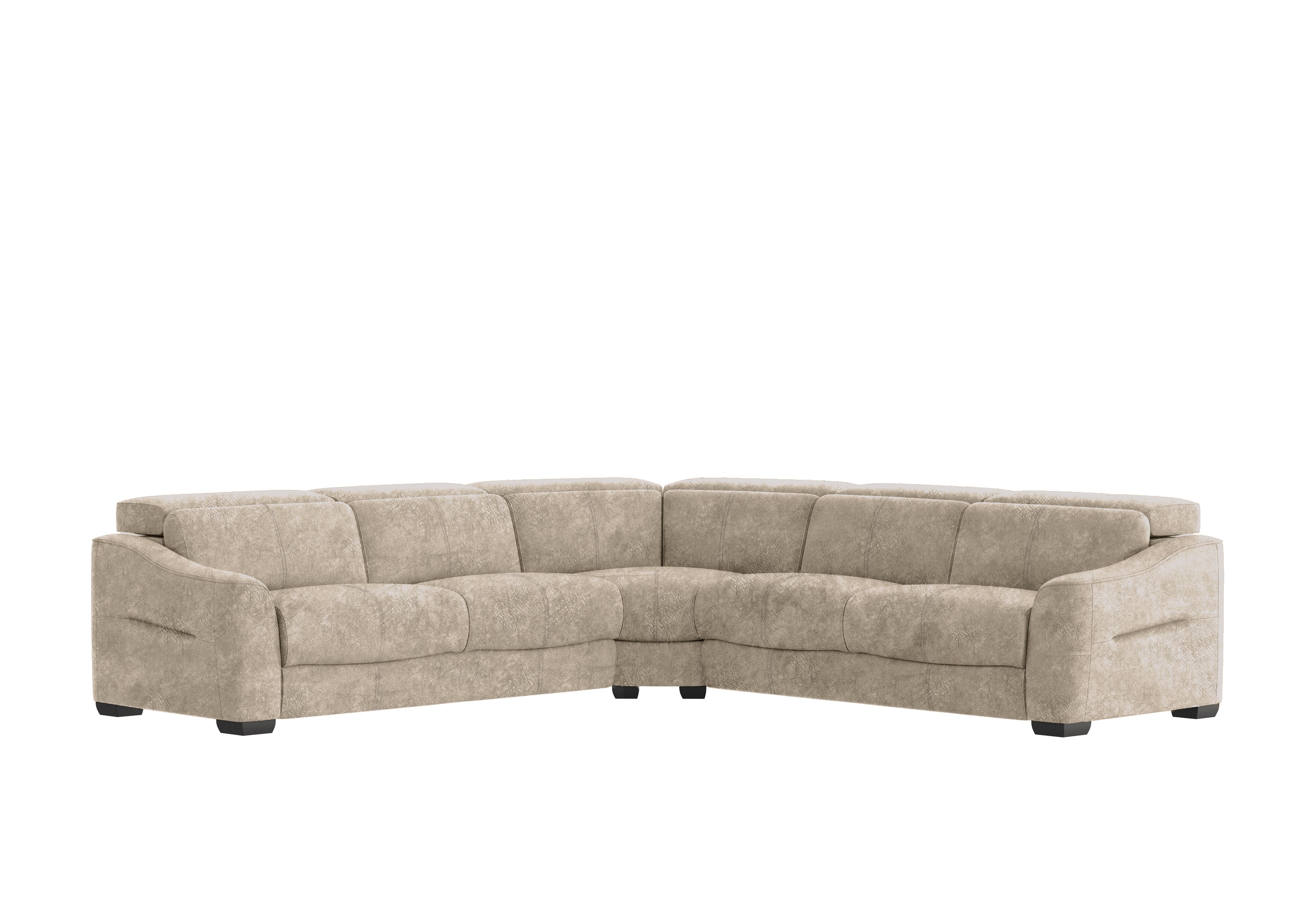 Xavier Fabric Large Corner Sofa in Bfa-Bnn-R26 Cream on Furniture Village