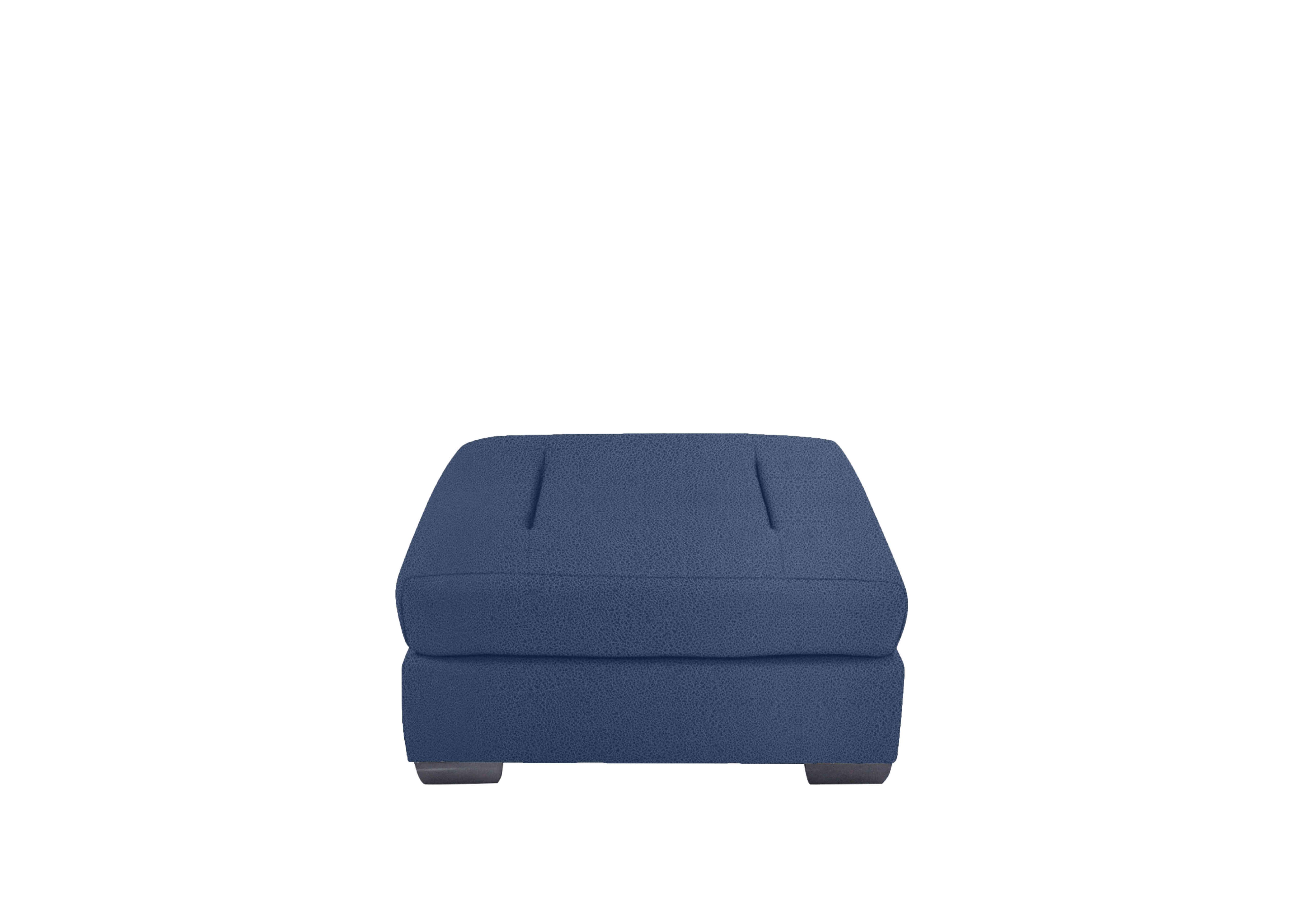 Xavier Fabric Stool in Bfa-Blj-R10 Blue on Furniture Village