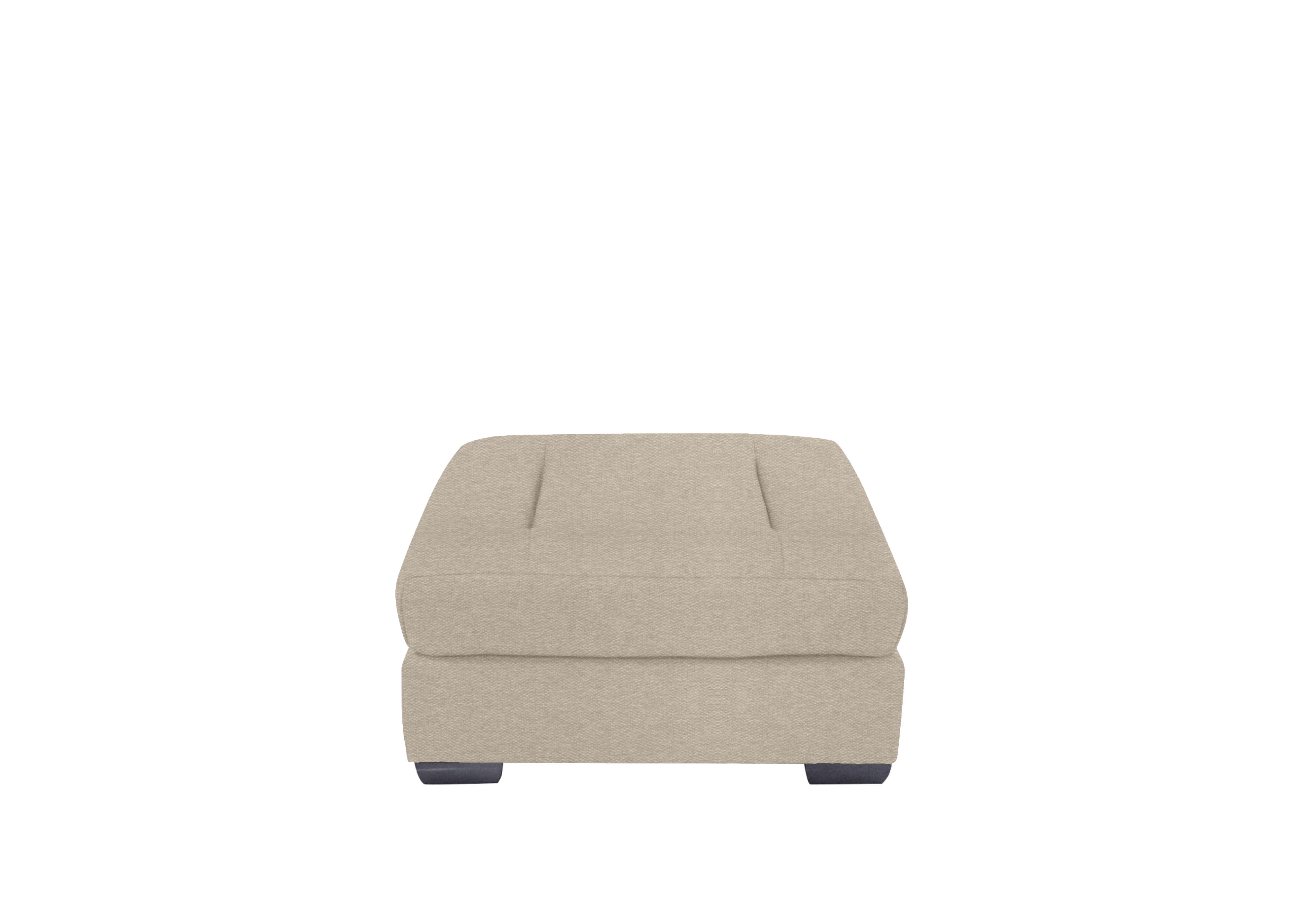 Xavier Fabric Stool in Fab-Ska-R28 Beige on Furniture Village