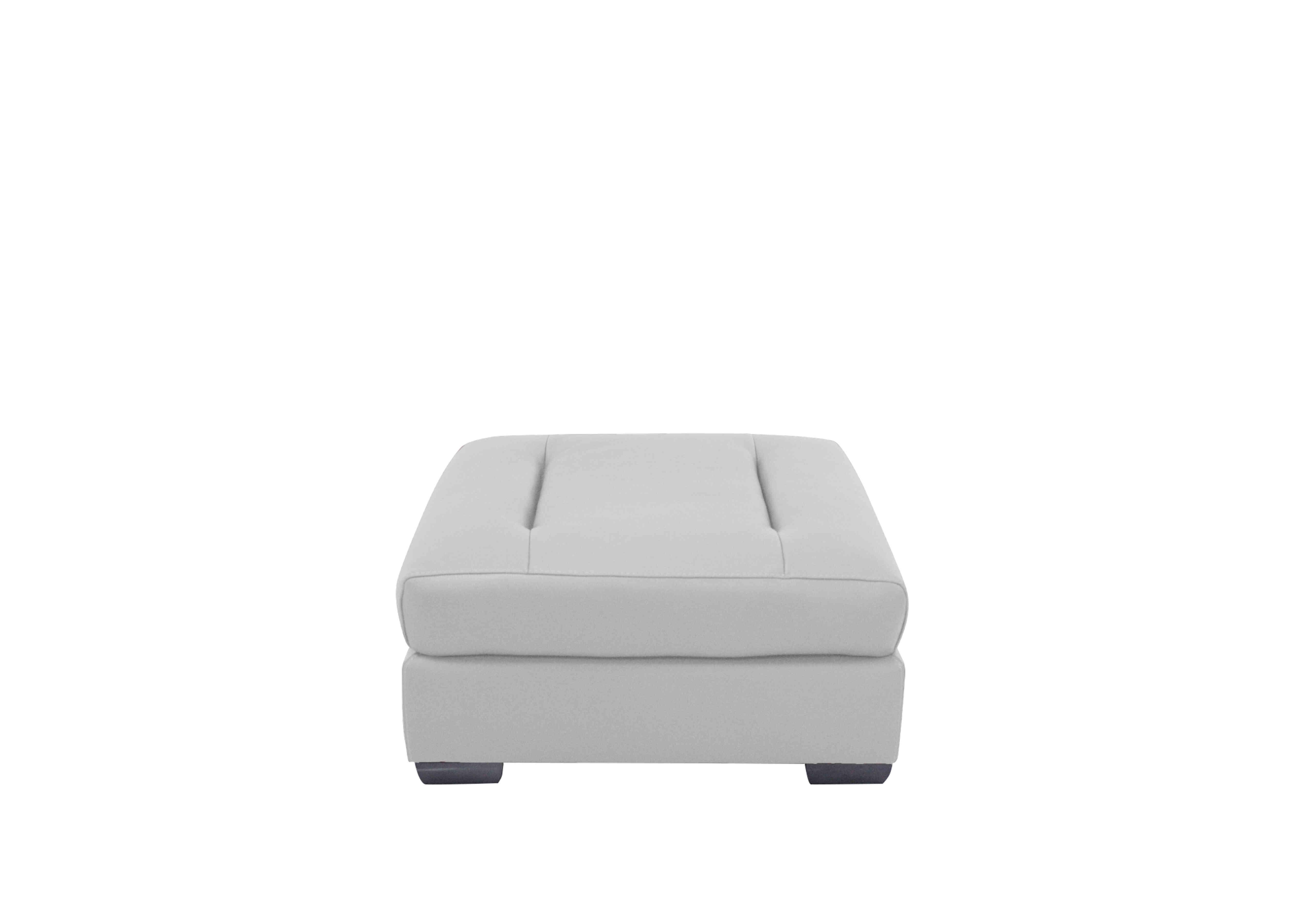 Xavier Leather Stool in Hw-251e Grey on Furniture Village