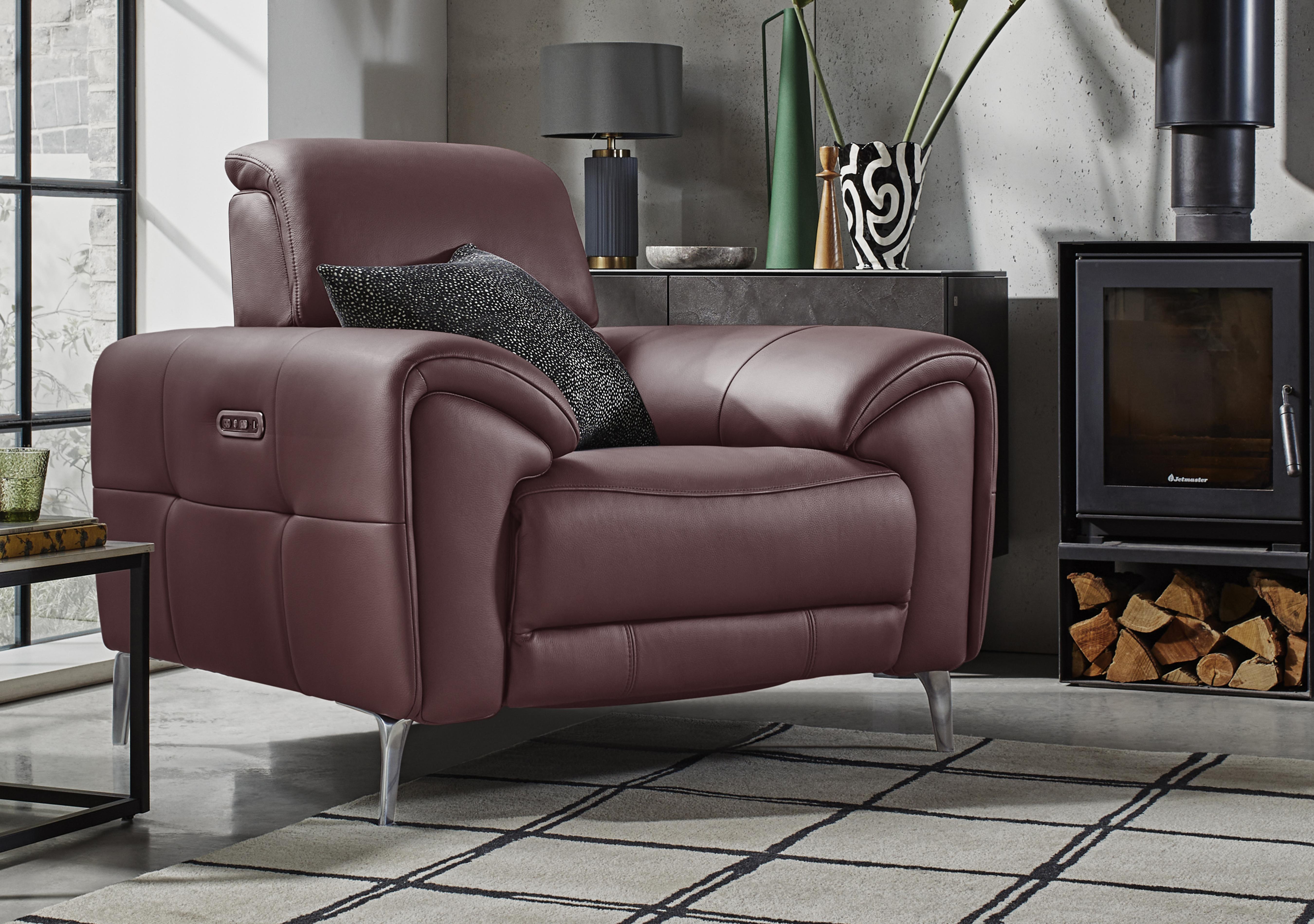 Vino Leather Chair in  on Furniture Village