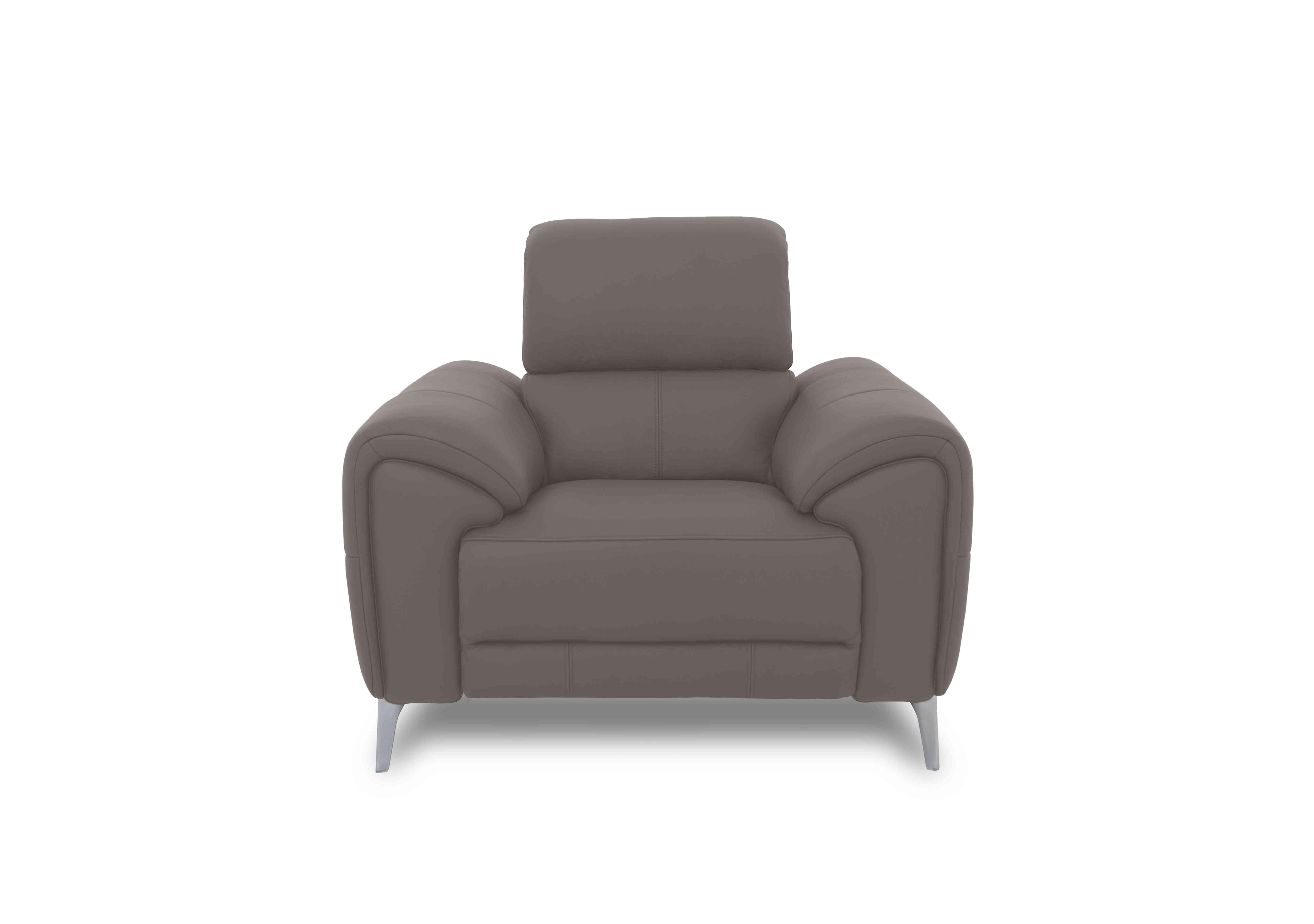 Vino Leather Chair in Cat-40/15 Elephant on Furniture Village