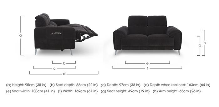 Vino Fabric 2 Seater Sofa in  on Furniture Village