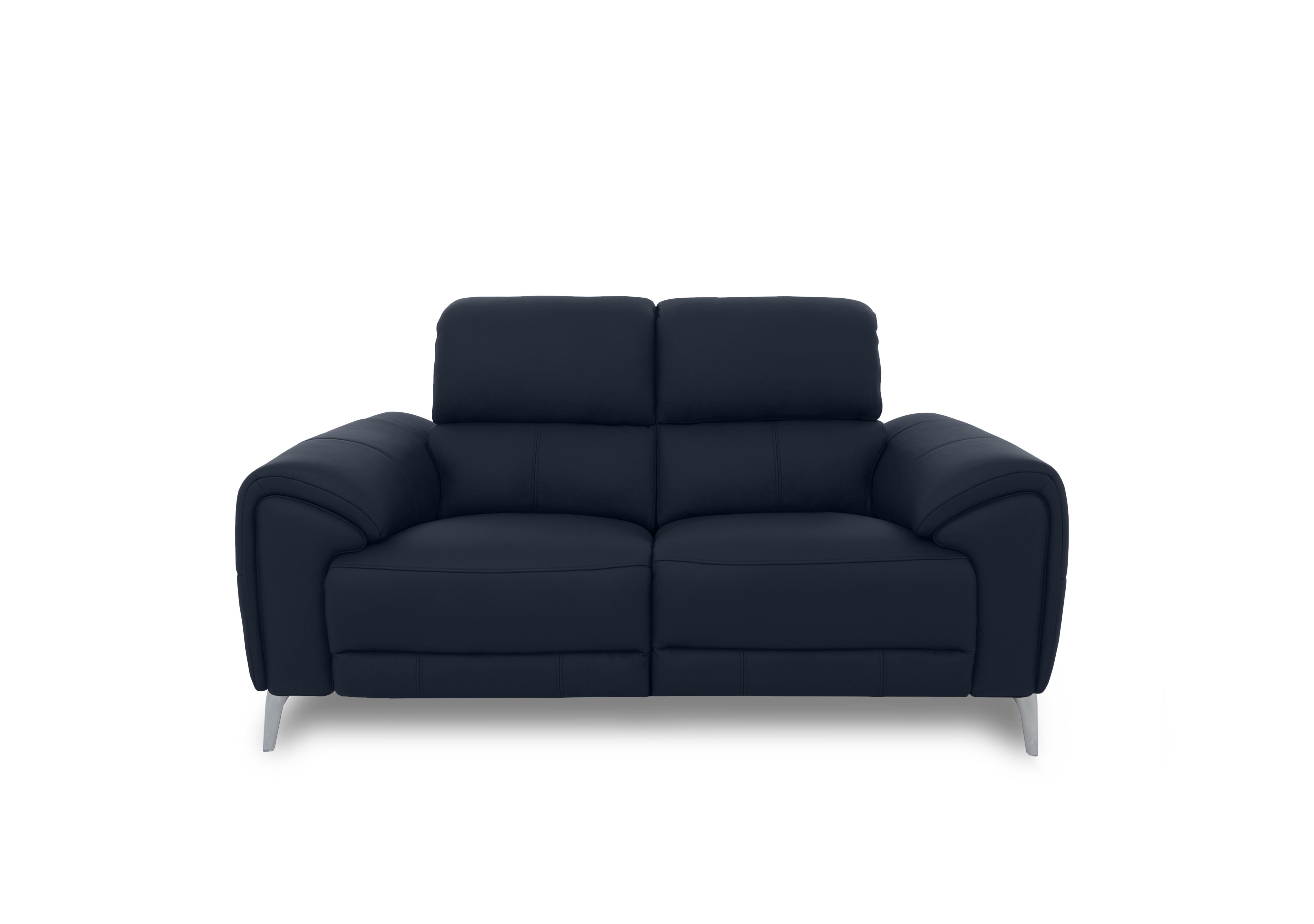 Vino Leather 2 Seater Sofa in Cat-40/09 Peacock on Furniture Village