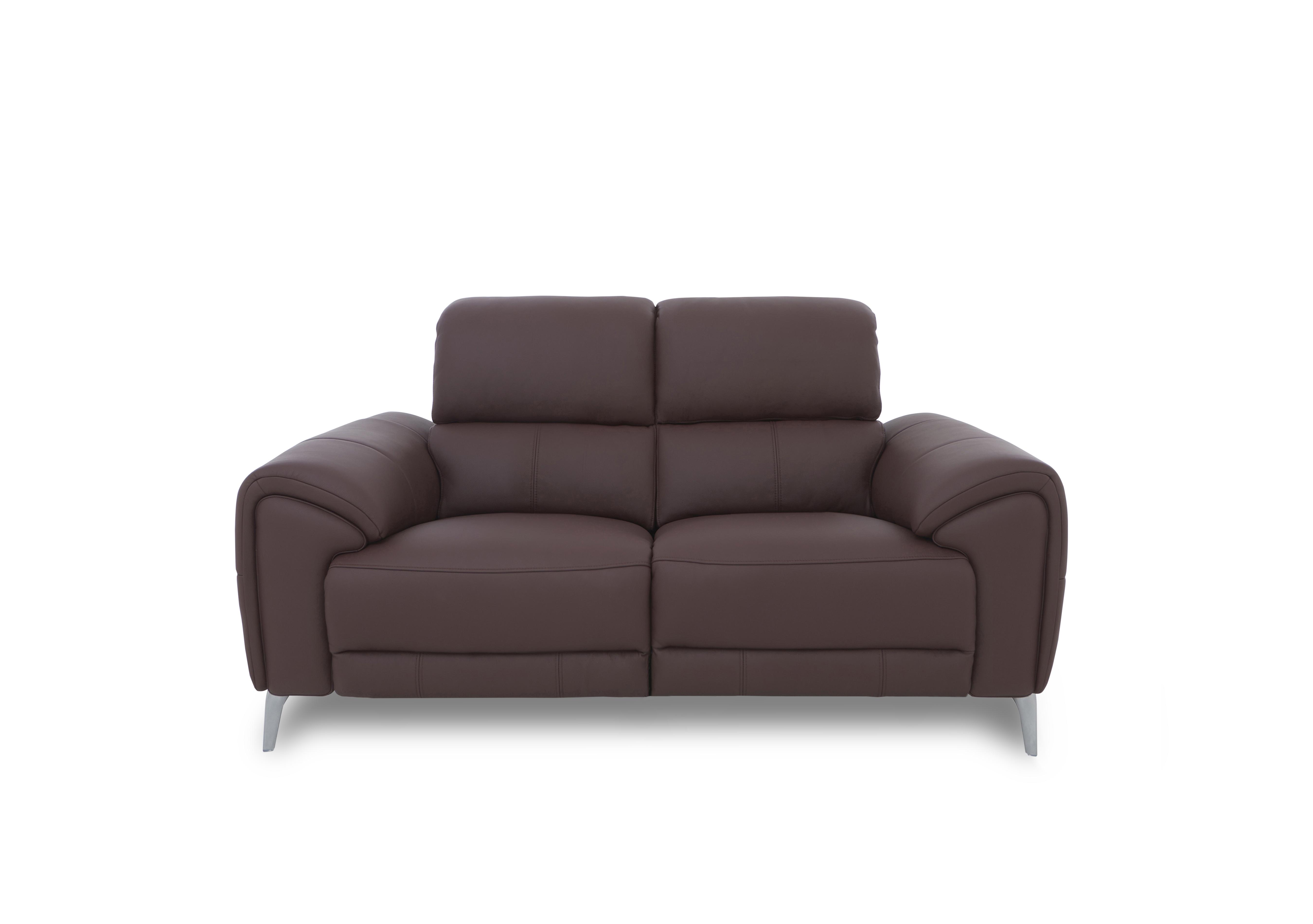 Vino Leather 2 Seater Sofa in Cat-40/30 Oslo Mulberry on Furniture Village