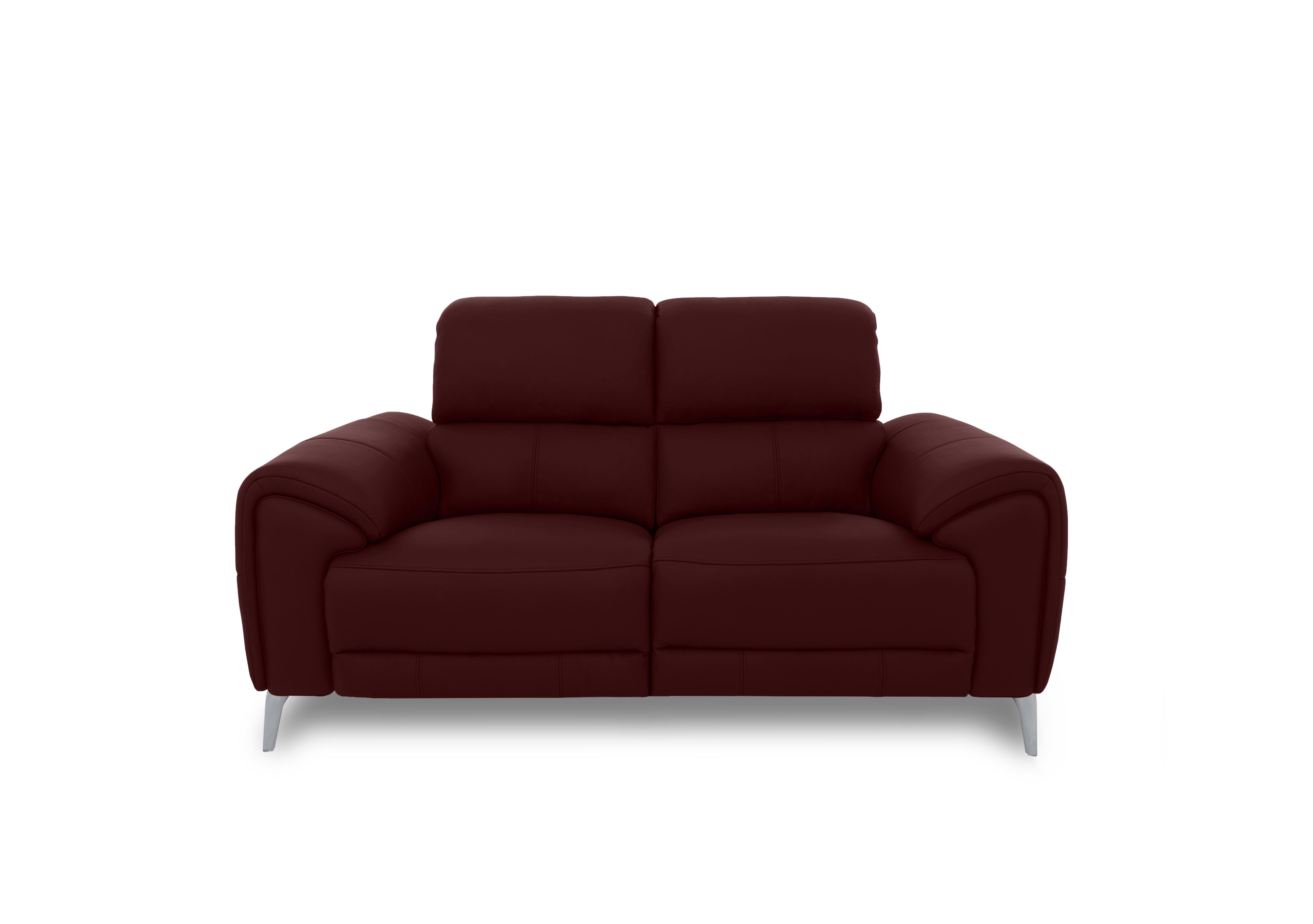 Vino Leather 2 Seater Sofa in Cat-60/15 Ruby on Furniture Village