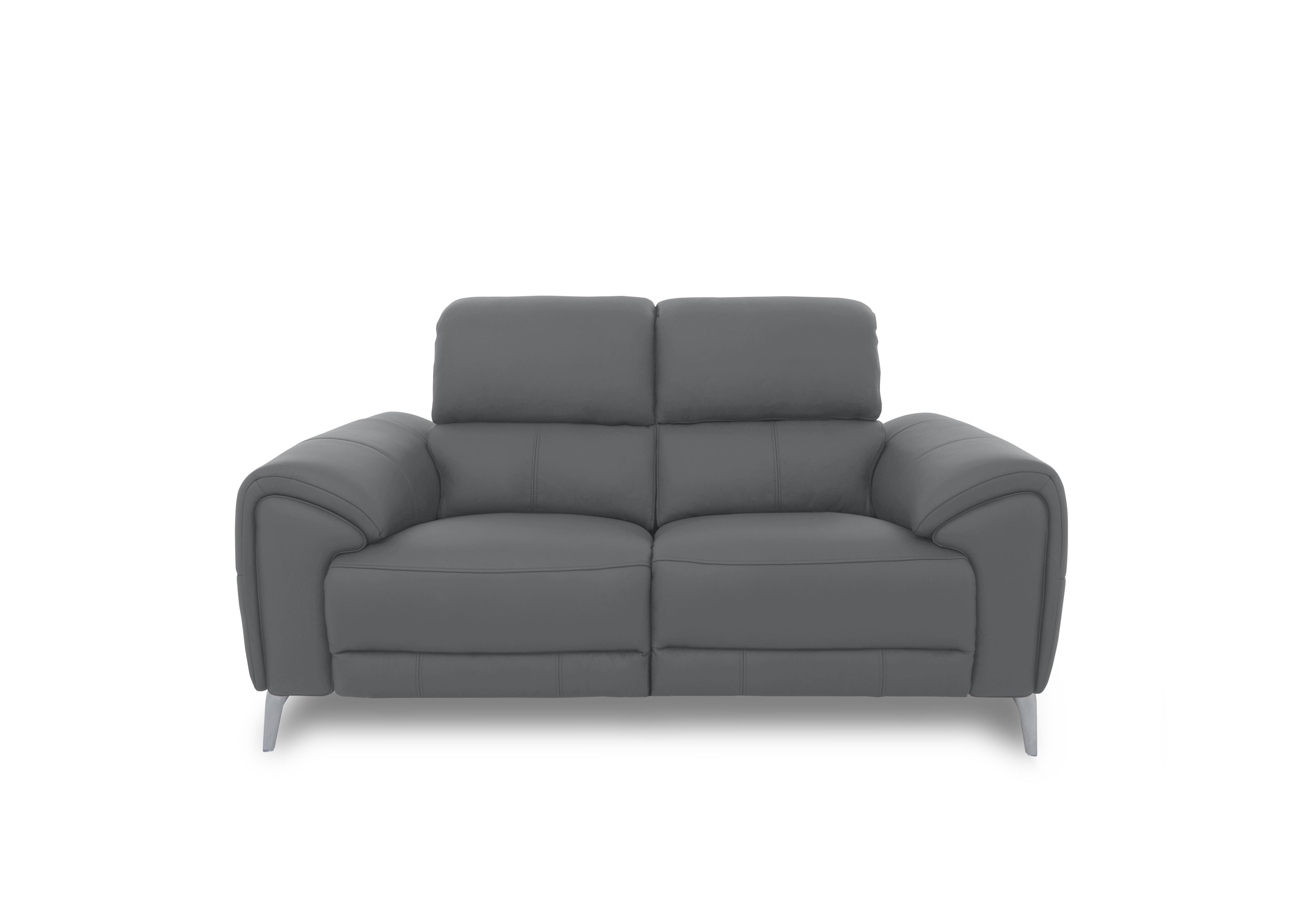 Vino Leather 2 Seater Sofa in Cat-60/33 Granite on Furniture Village