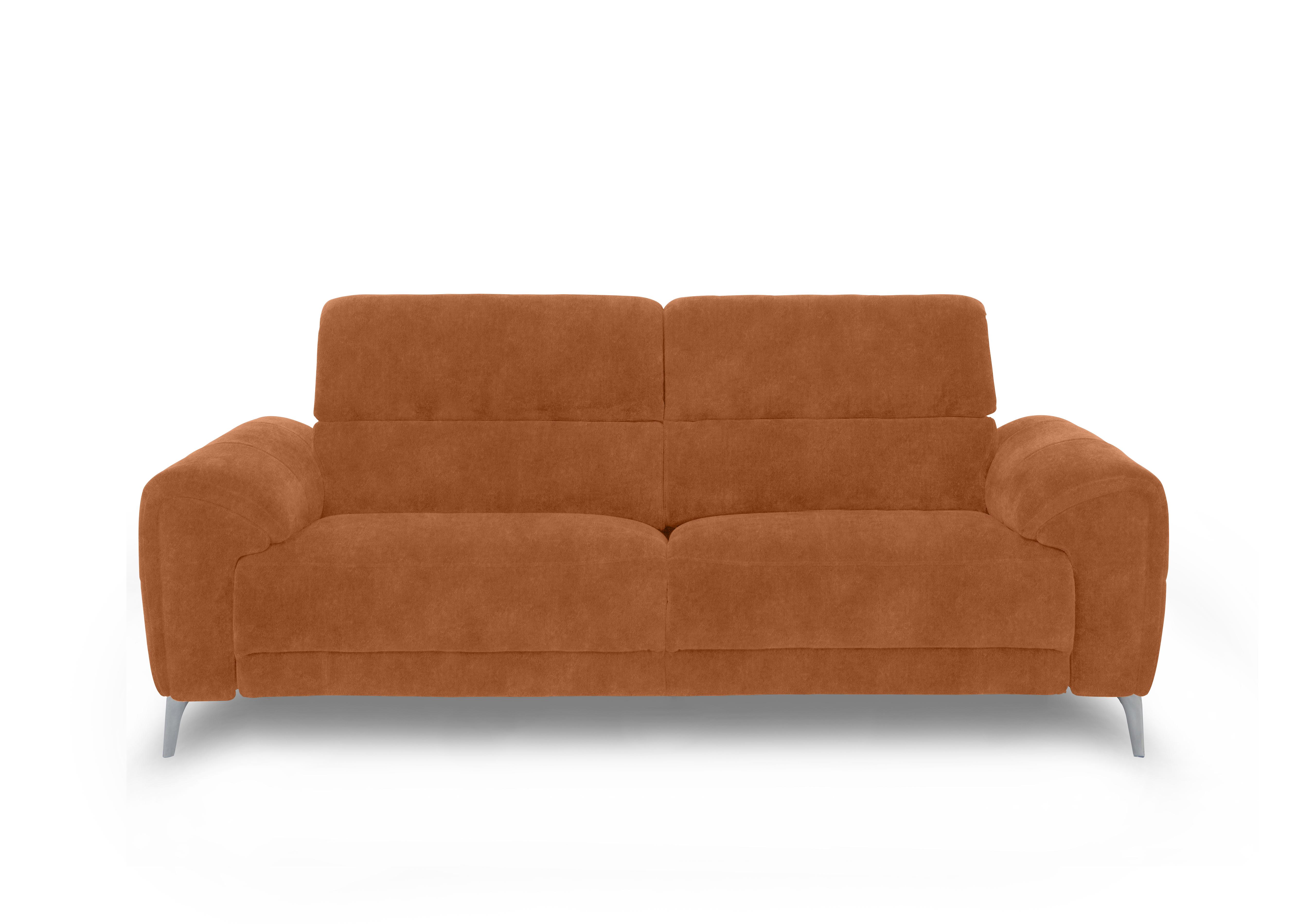 Vino Fabric 3 Seater Sofa in 43509 Pumpkin on Furniture Village