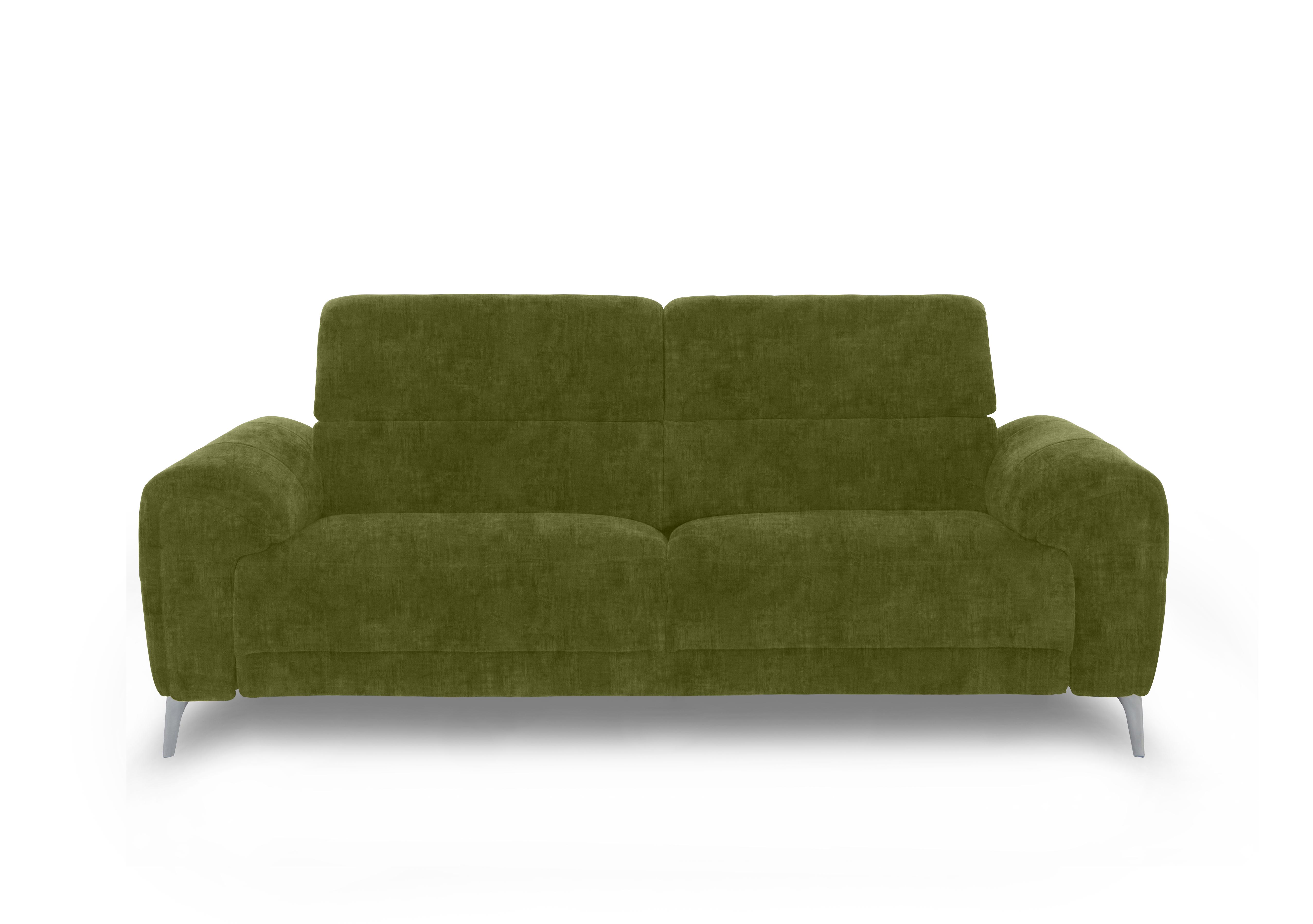 Vino Fabric 3 Seater Sofa in 52003 Olive on Furniture Village