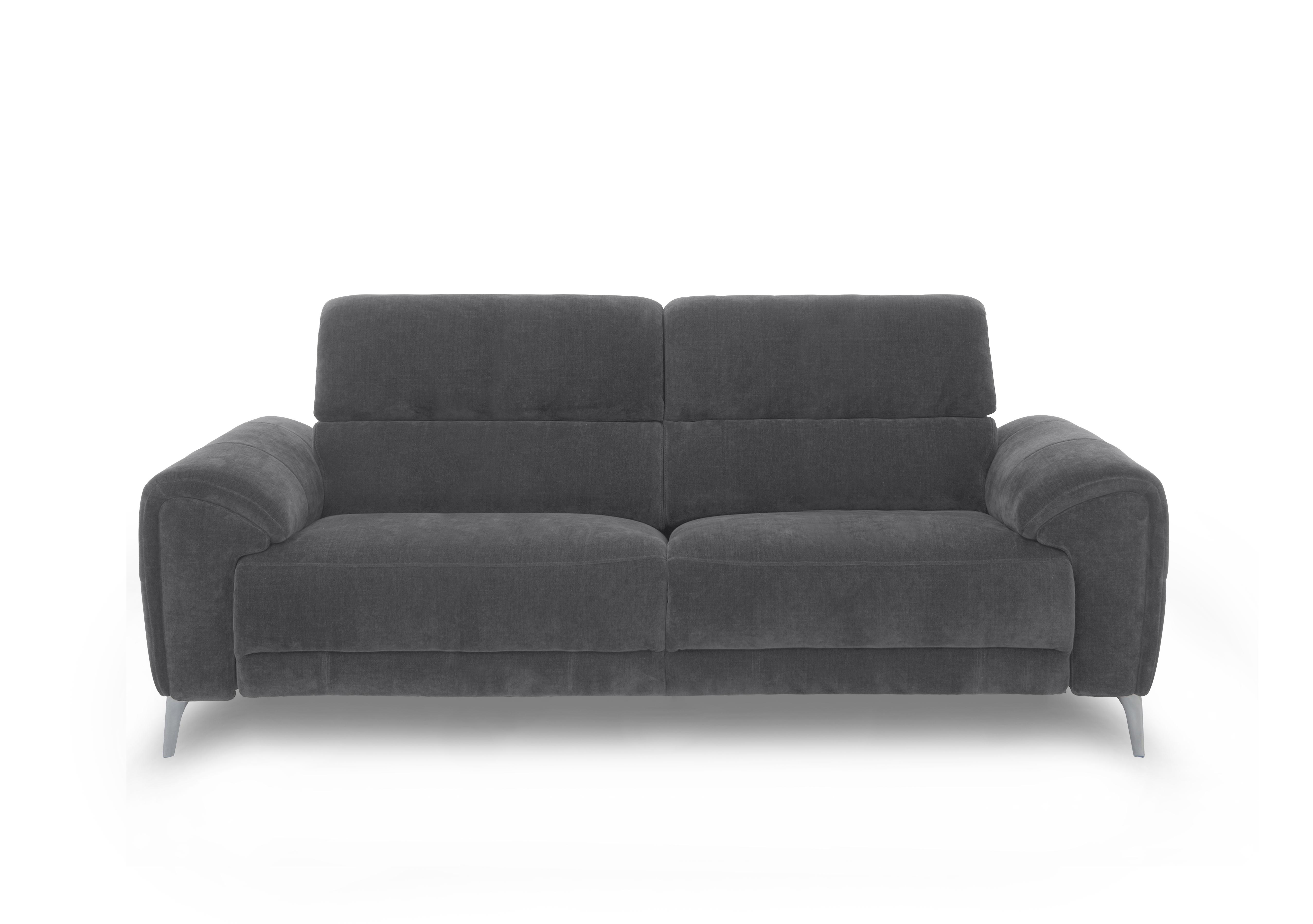 Vino Fabric 3 Seater Sofa in 58003 Charcoal on Furniture Village