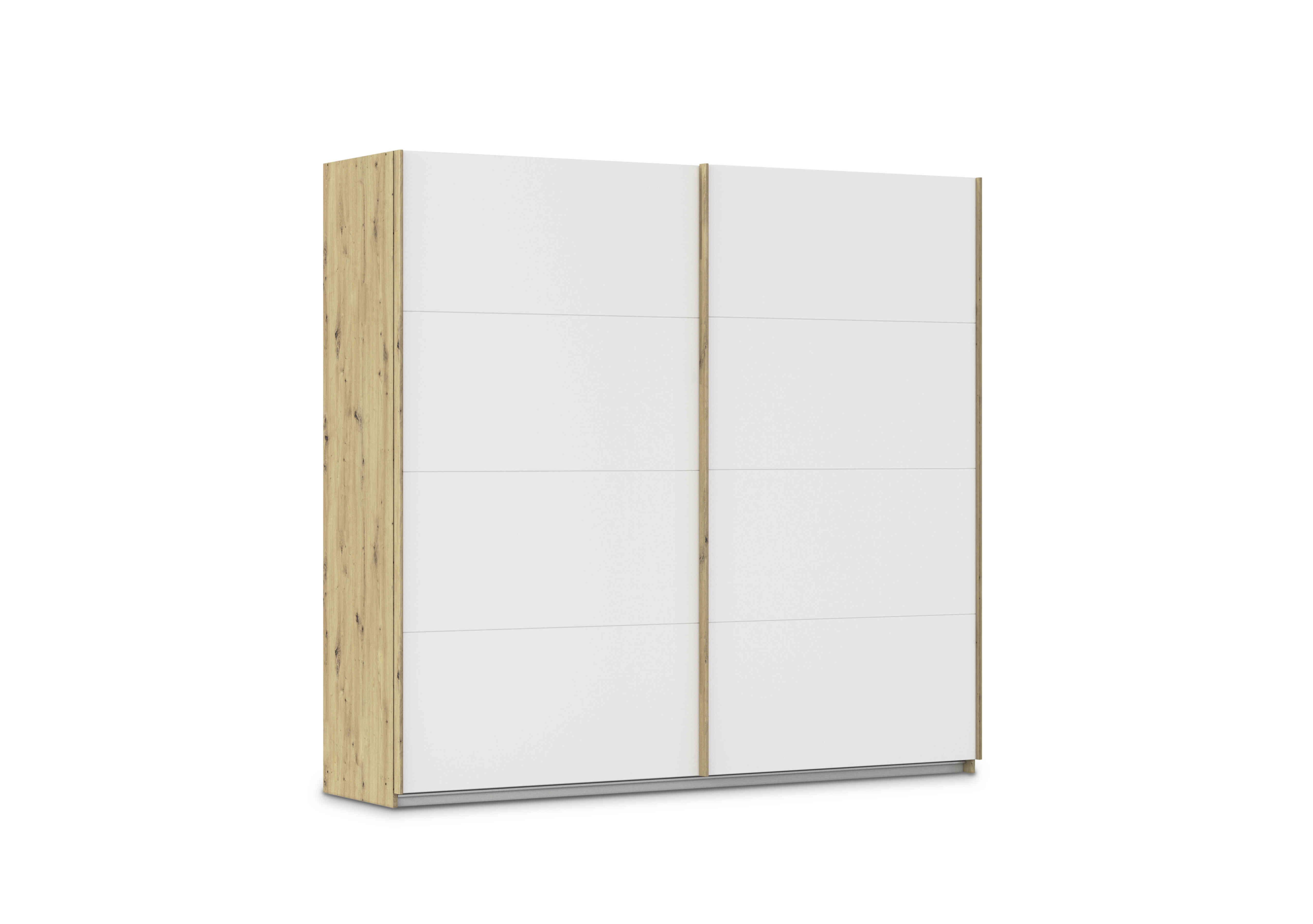 Freja 226cm 2 Door Sliding Decor Wardrobe in Ag747 Alpine White on Furniture Village