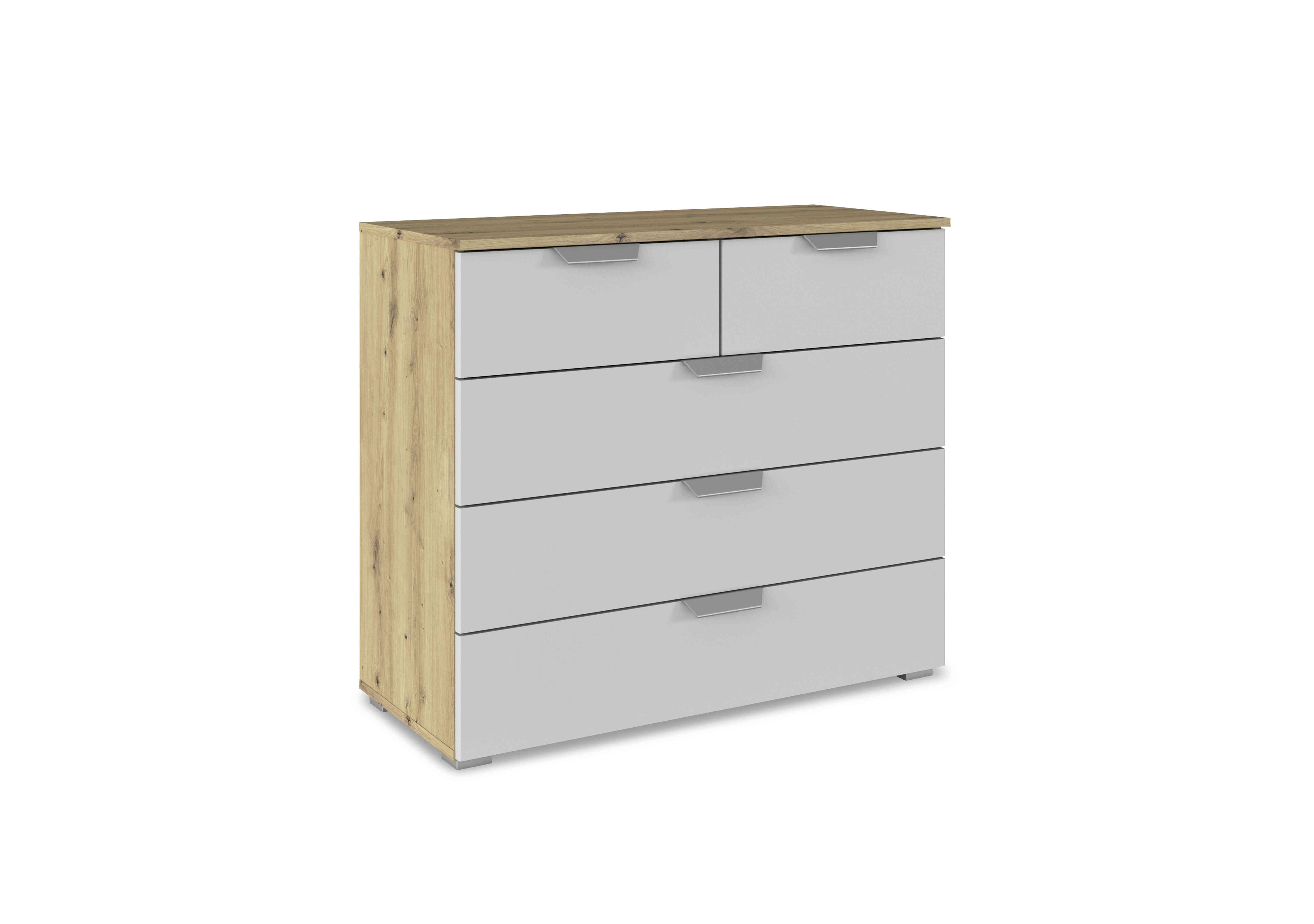 Freja 2+3 Decor Chest of Drawers in Ad62l Silk Grey on Furniture Village