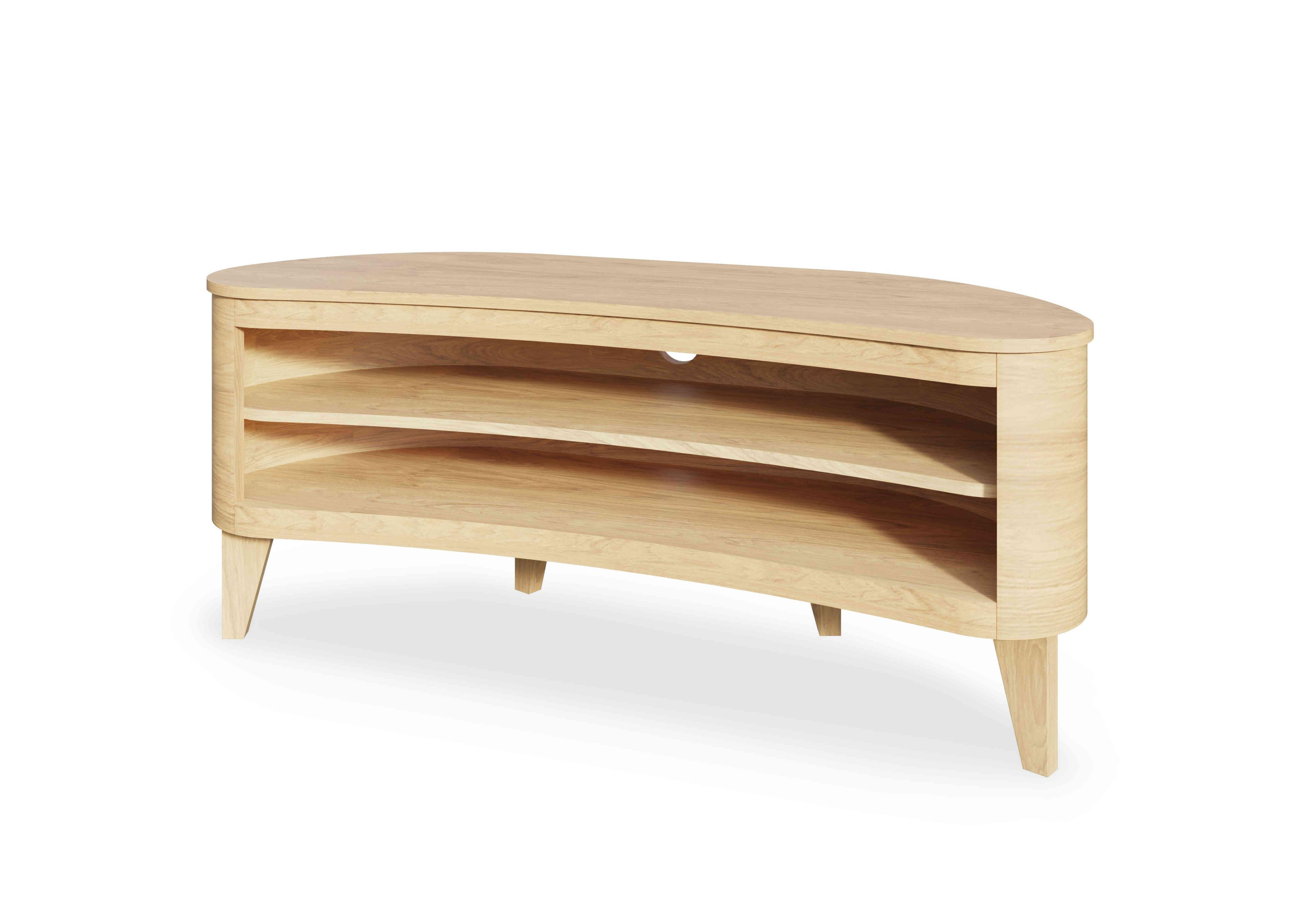 Kali TV Unit in Oak on Furniture Village