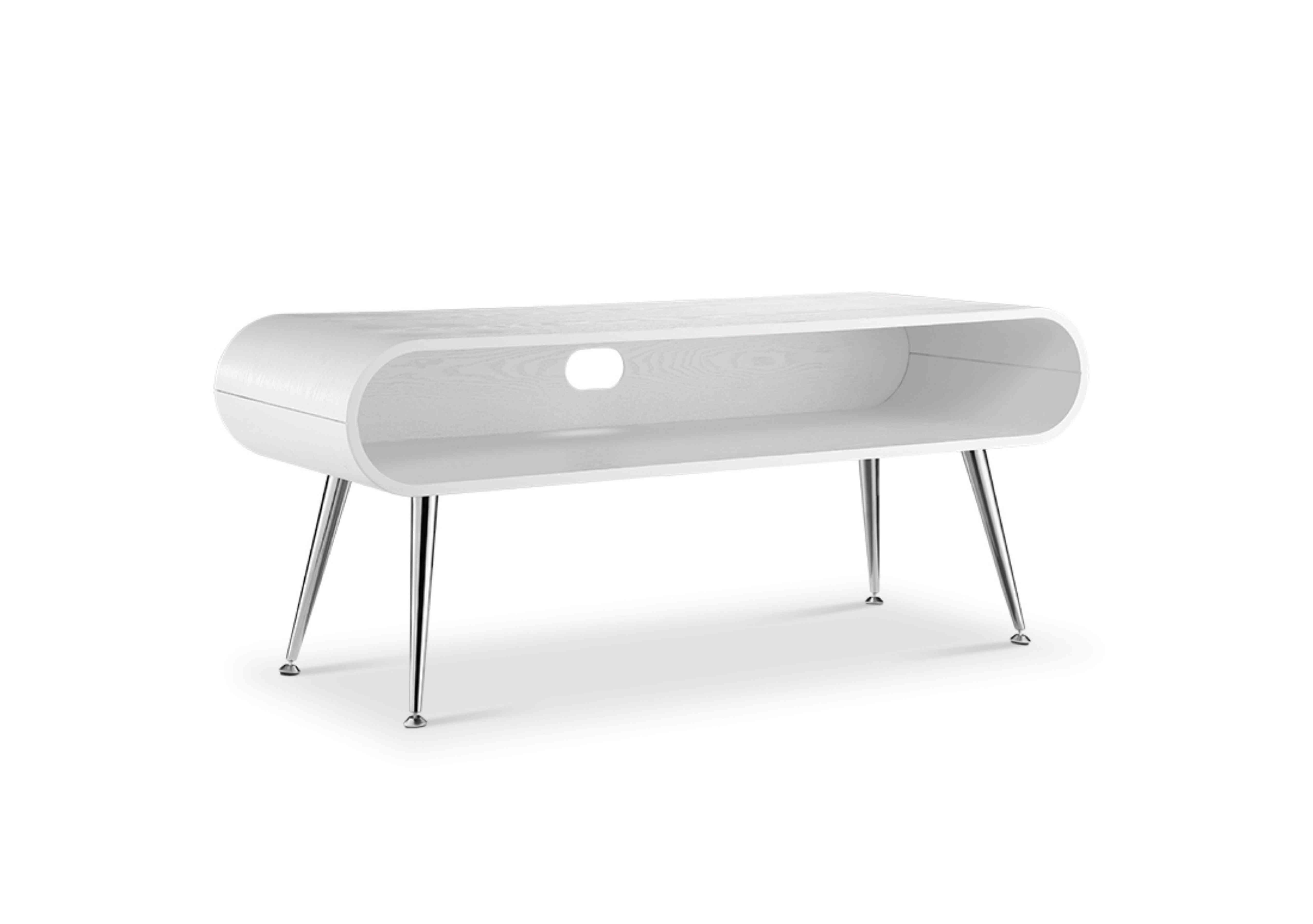 Nina TV Unit in White/Silver on Furniture Village