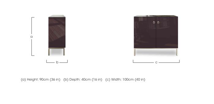 Lana 2 Door Sideboard in  on Furniture Village