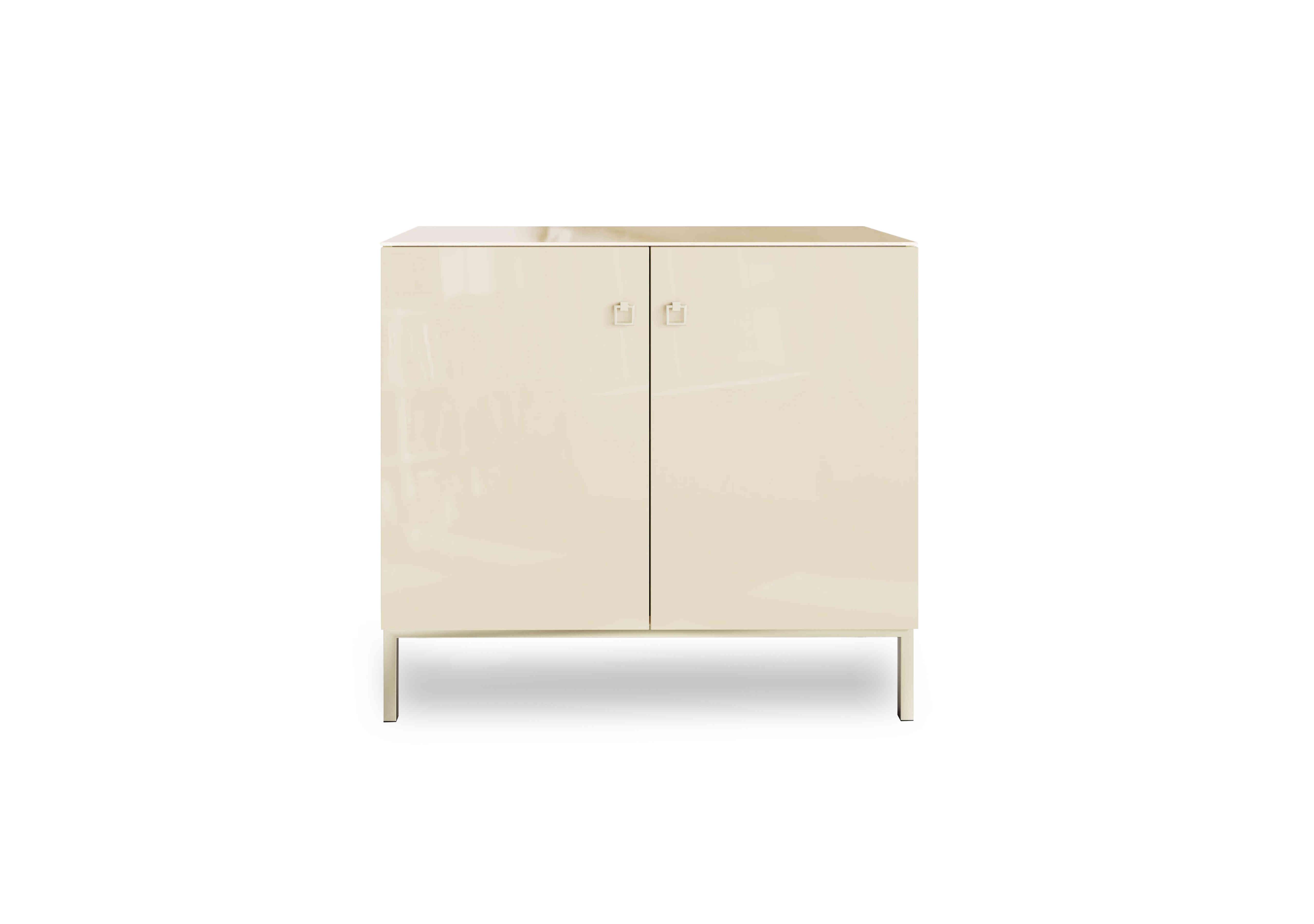 Lana 2 Door Sideboard in Alabaster White on Furniture Village