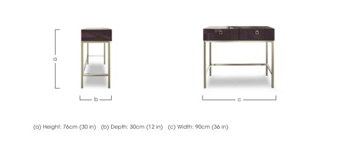 Lana Console Table in  on Furniture Village