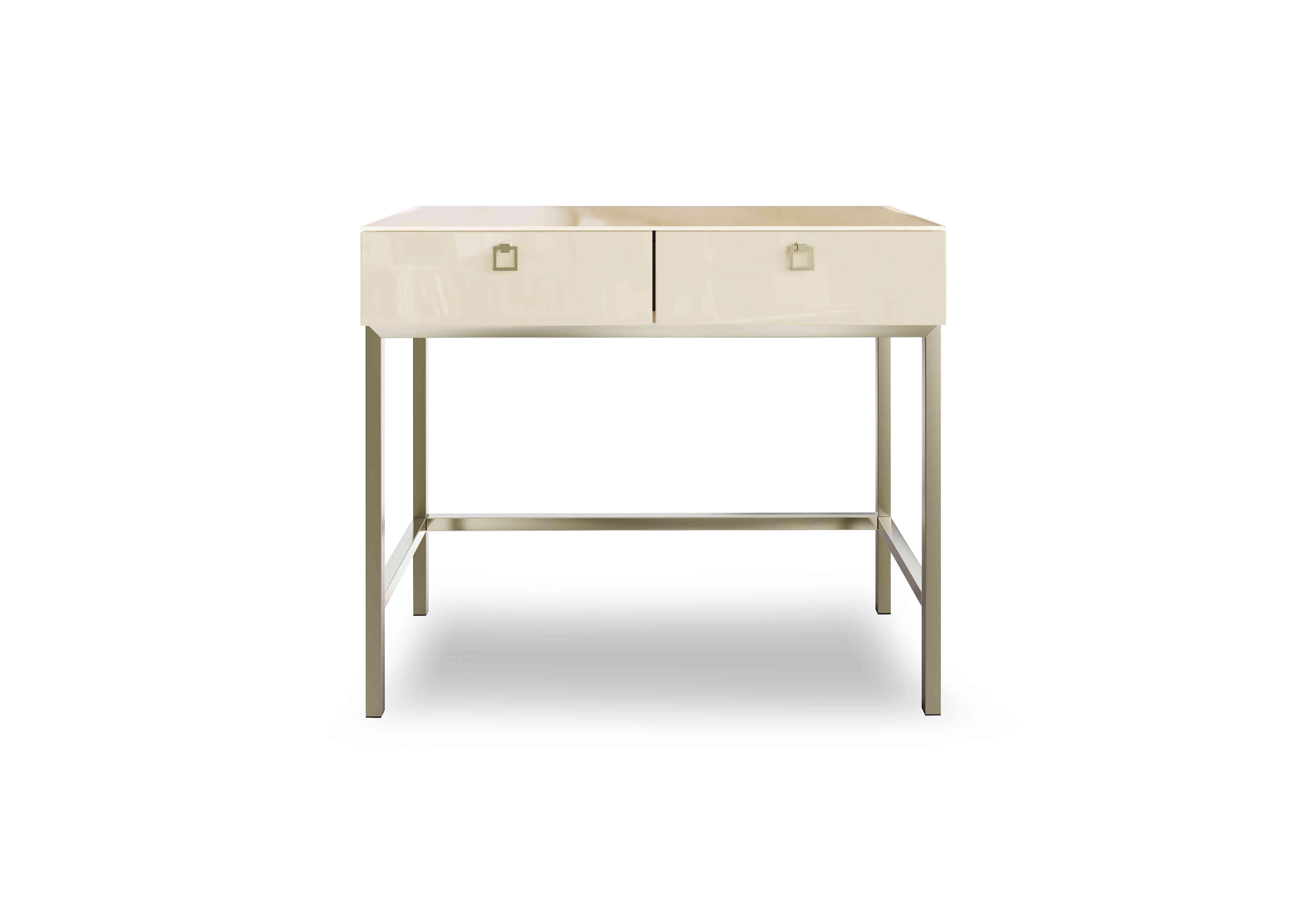 Lana Console Table in Alabaster White on Furniture Village