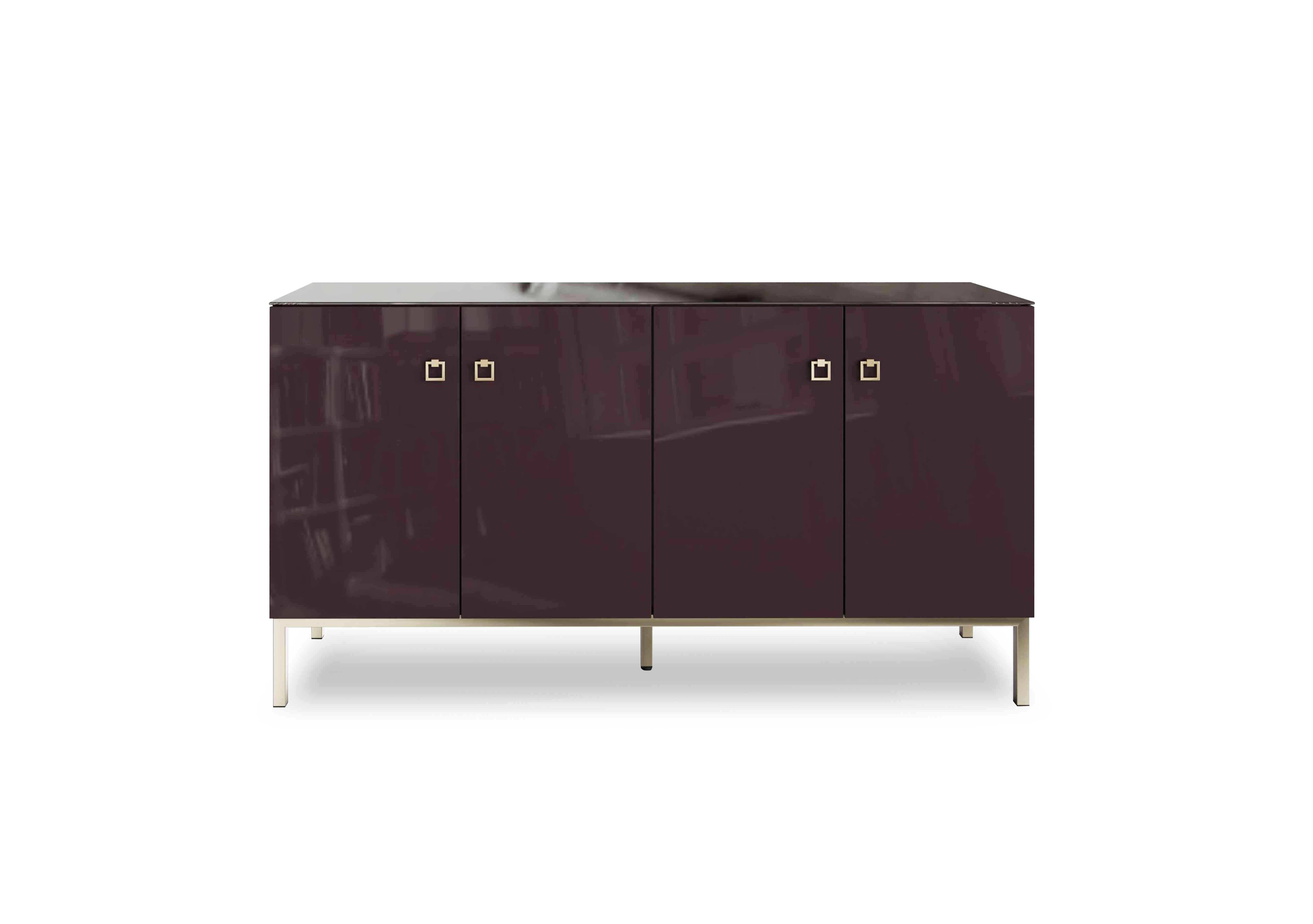 Lana 4 Door Sideboard in Midnight Purple on Furniture Village