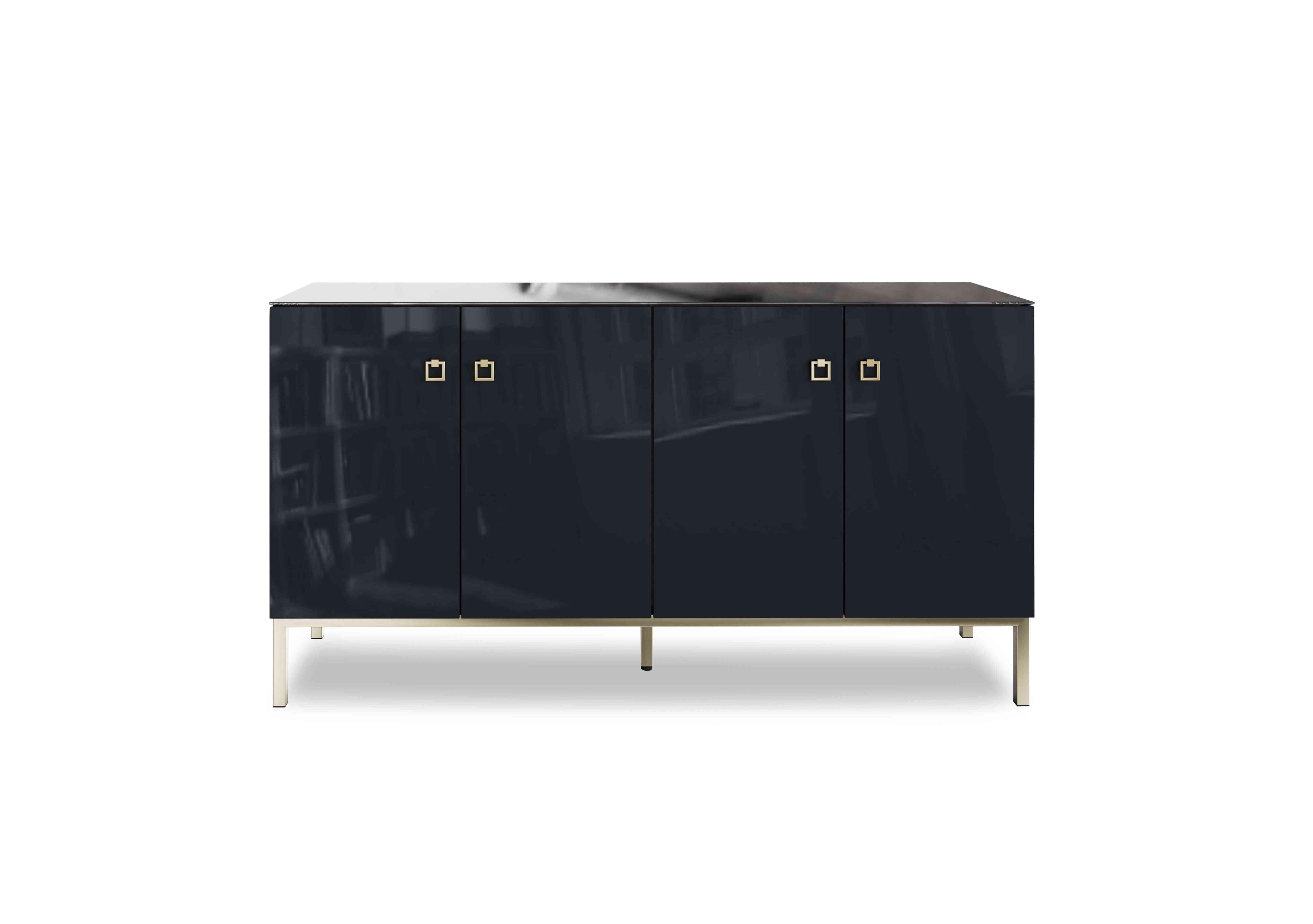 Lana 4 Door Sideboard in Onyx on Furniture Village