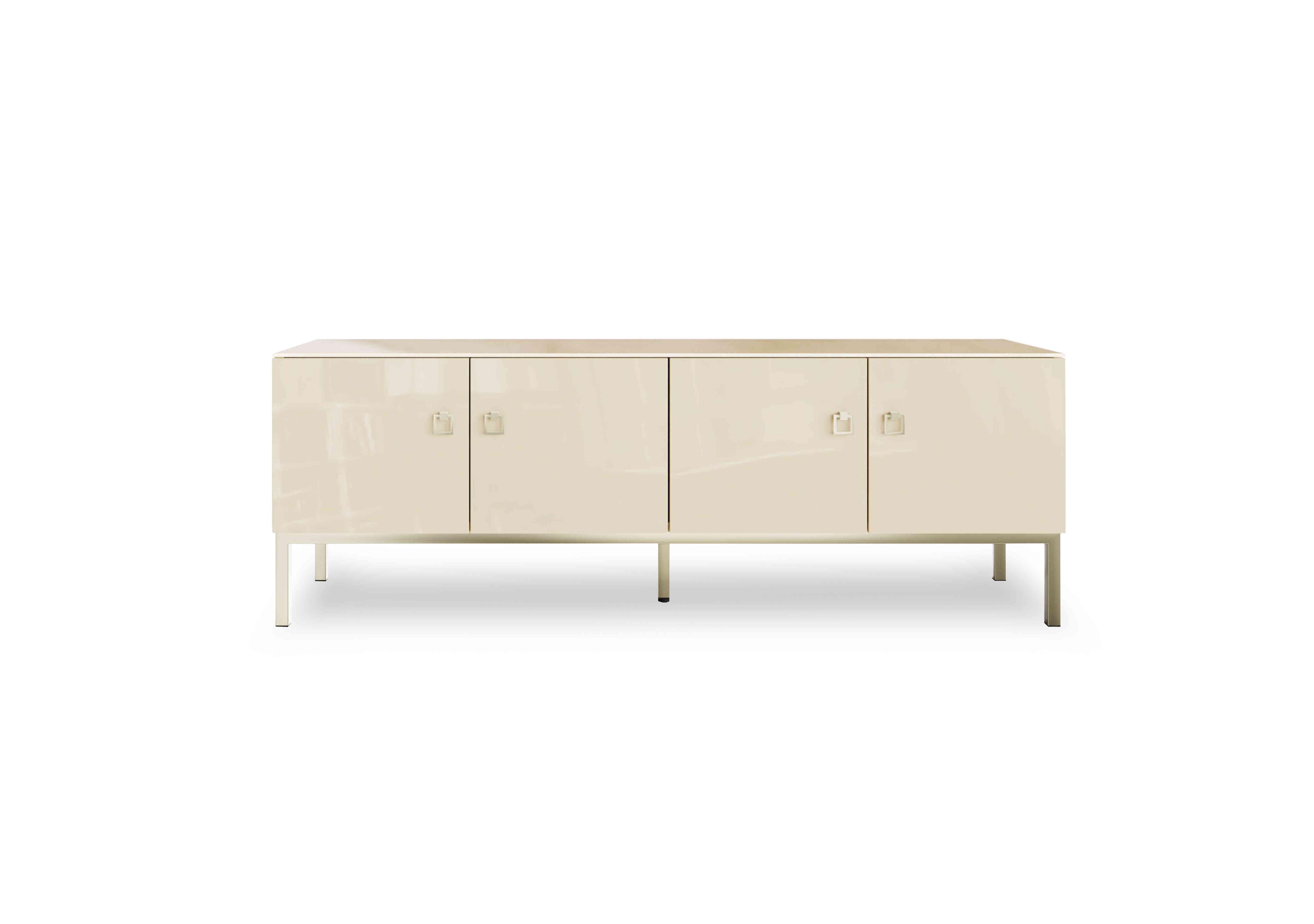 Lana TV Cabinet in Alabaster White on Furniture Village