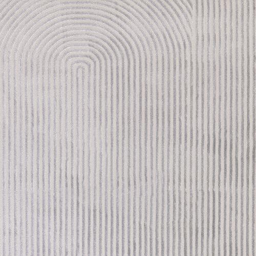 Kuza Shape Rug in Silver on Furniture Village