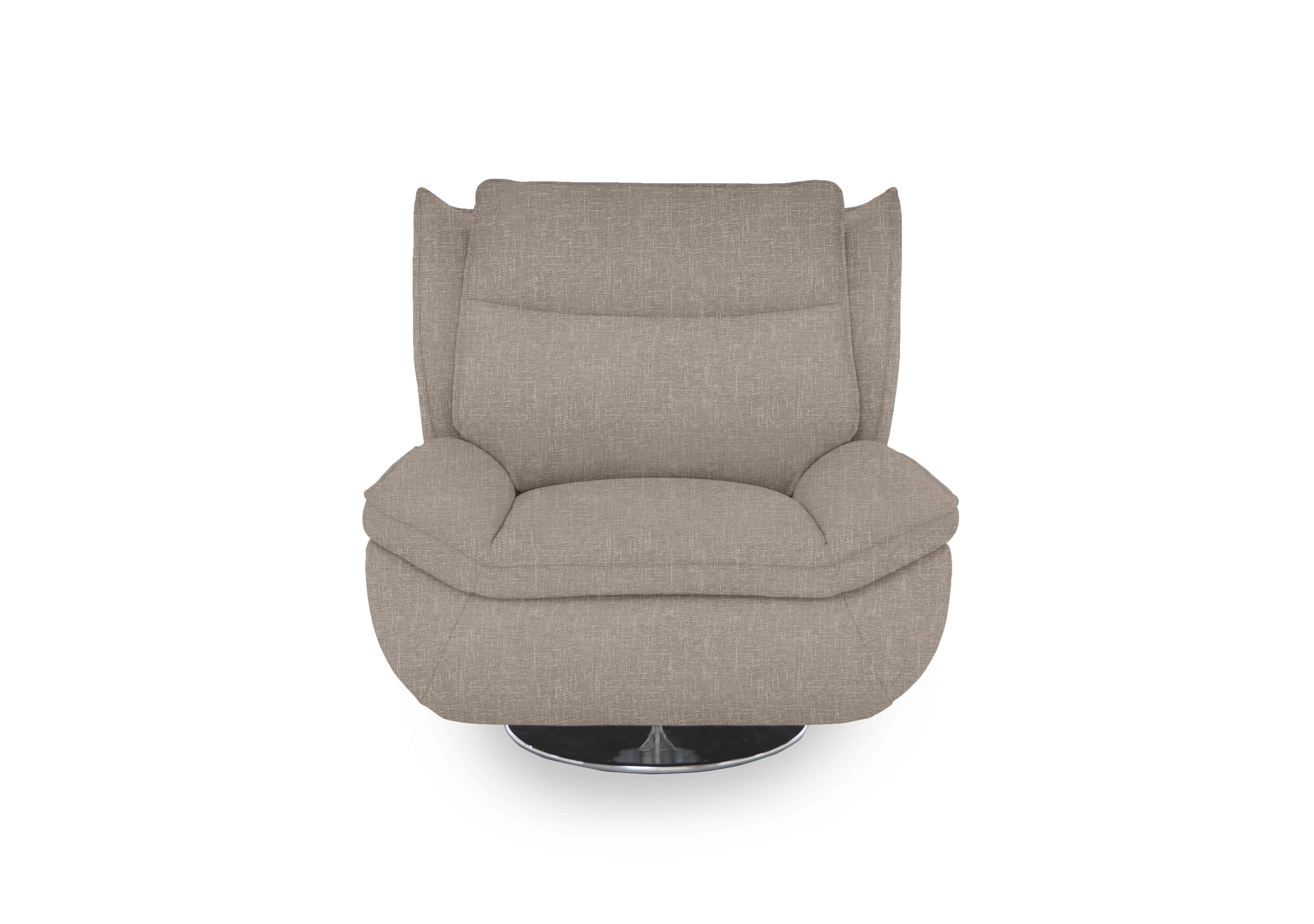 Vinny Fabric Swivel Chair in 14445 Anivia Khaki on Furniture Village