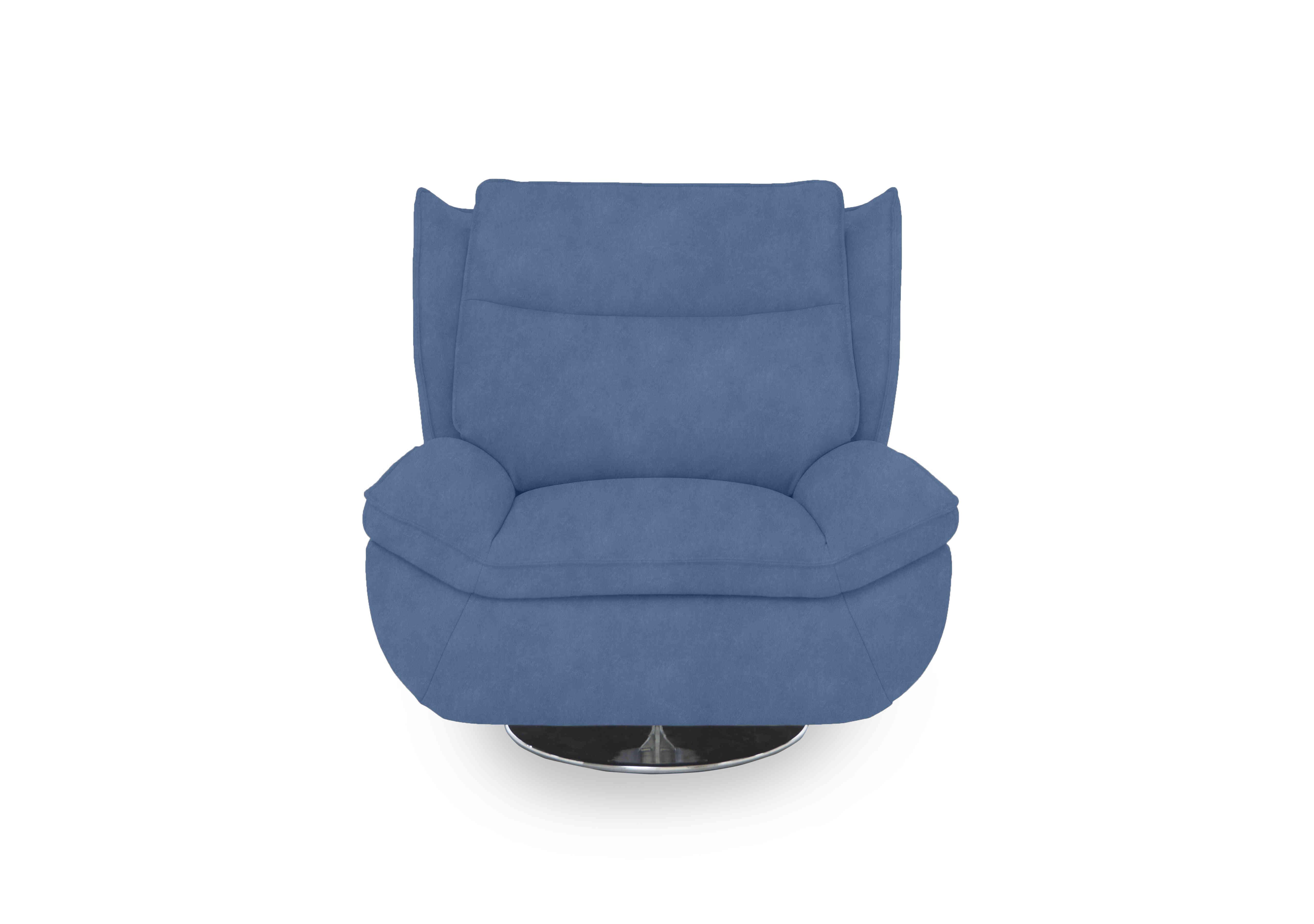 Vinny Fabric Swivel Chair in 43525 Dexter Wave on Furniture Village