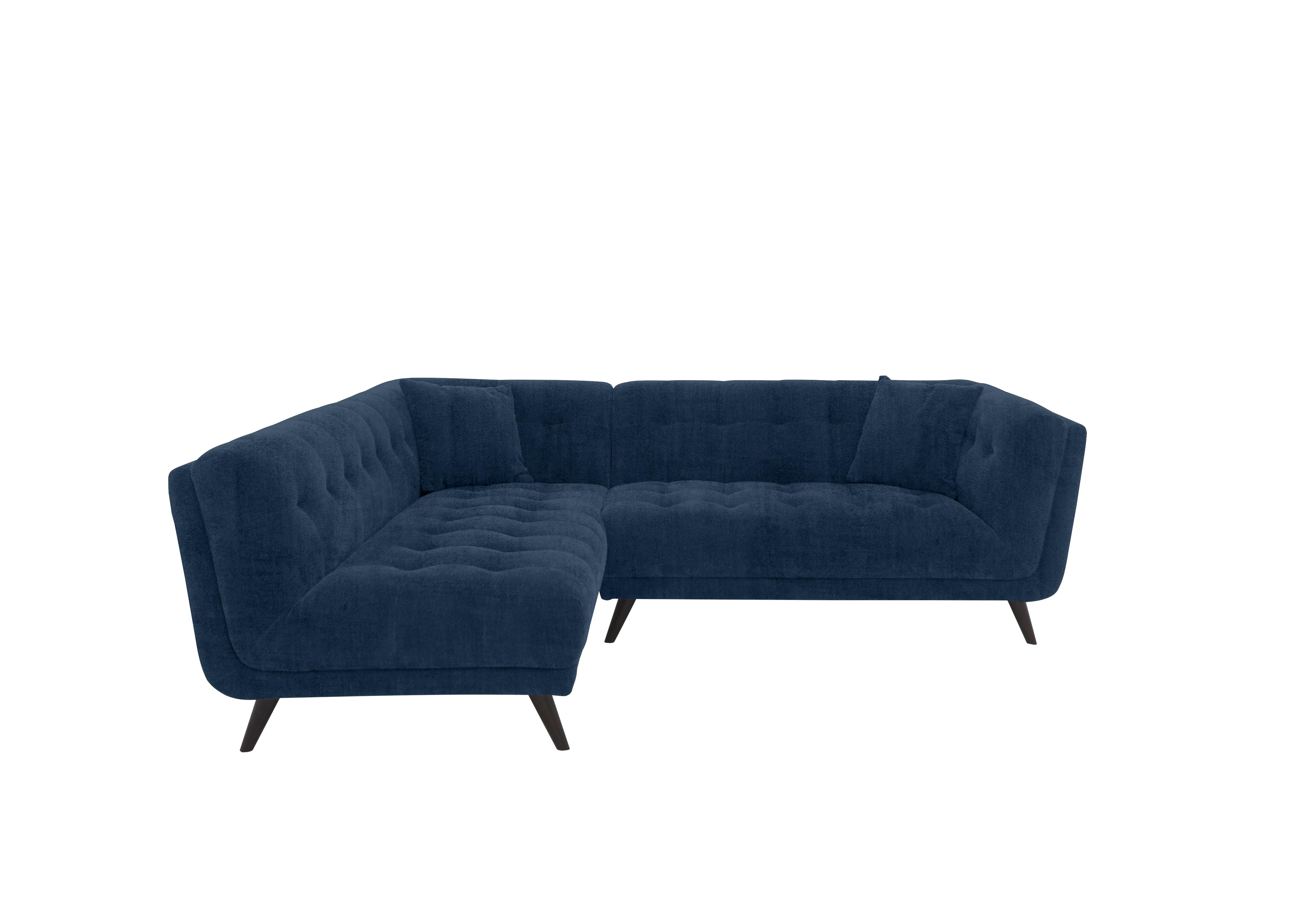 Rene Fabric Chaise End Corner Sofa in Heritage 52000 Airforce Es Ft on Furniture Village