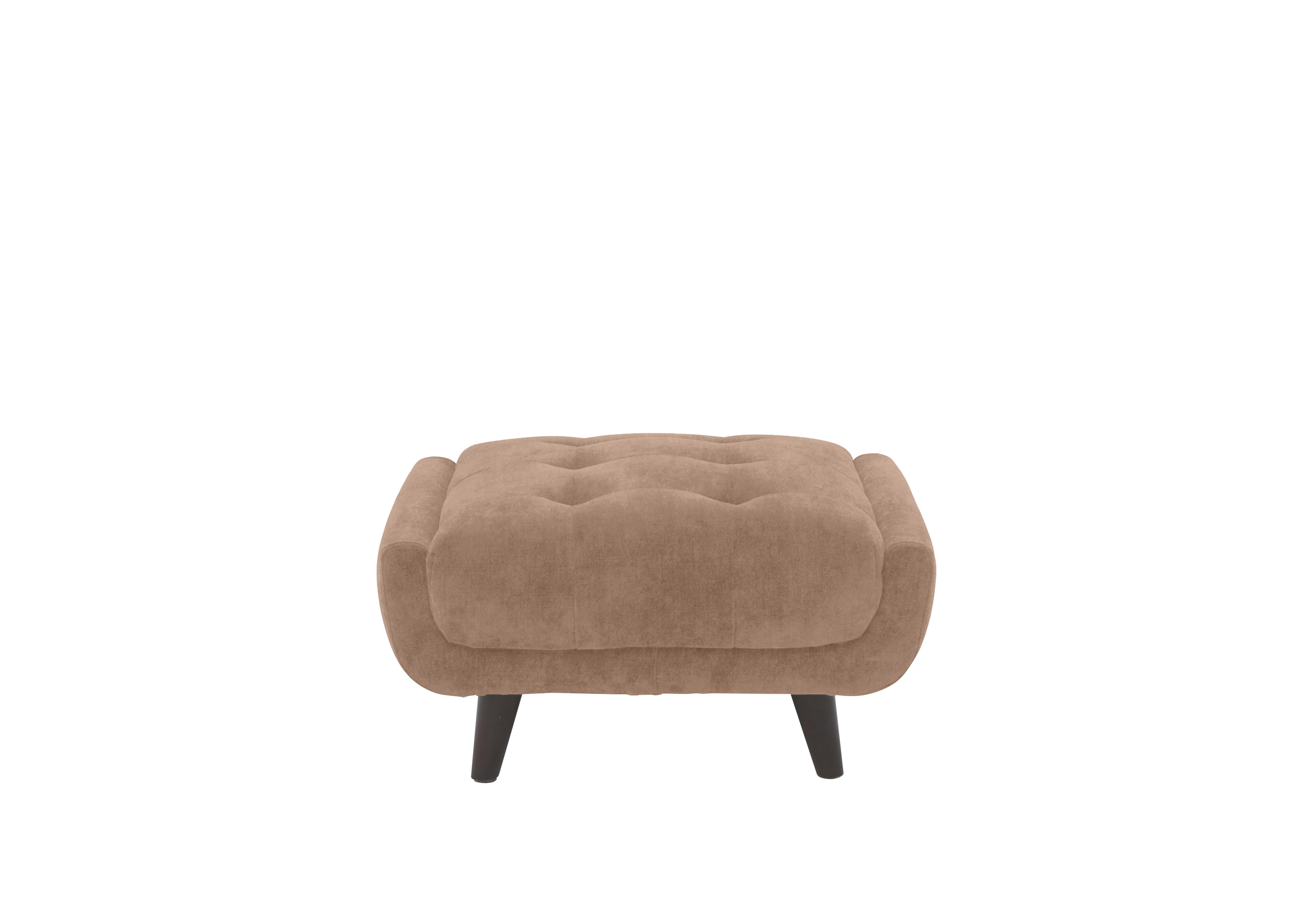 Rene Small Fabric Footstool in Dexter 43507 Sand Es Ft on Furniture Village