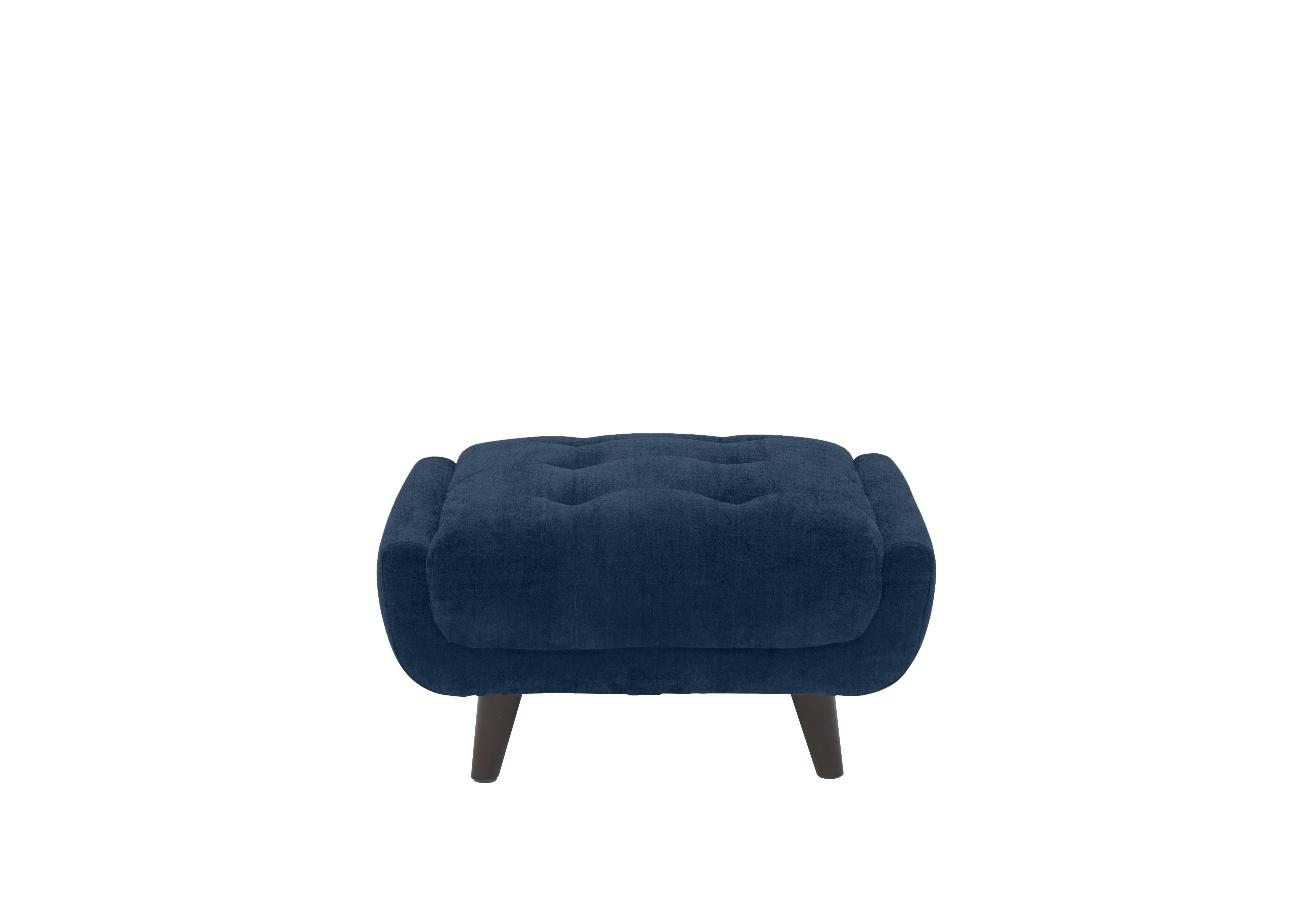 Rene Small Fabric Footstool in Heritage 52000 Airforce Es Ft on Furniture Village