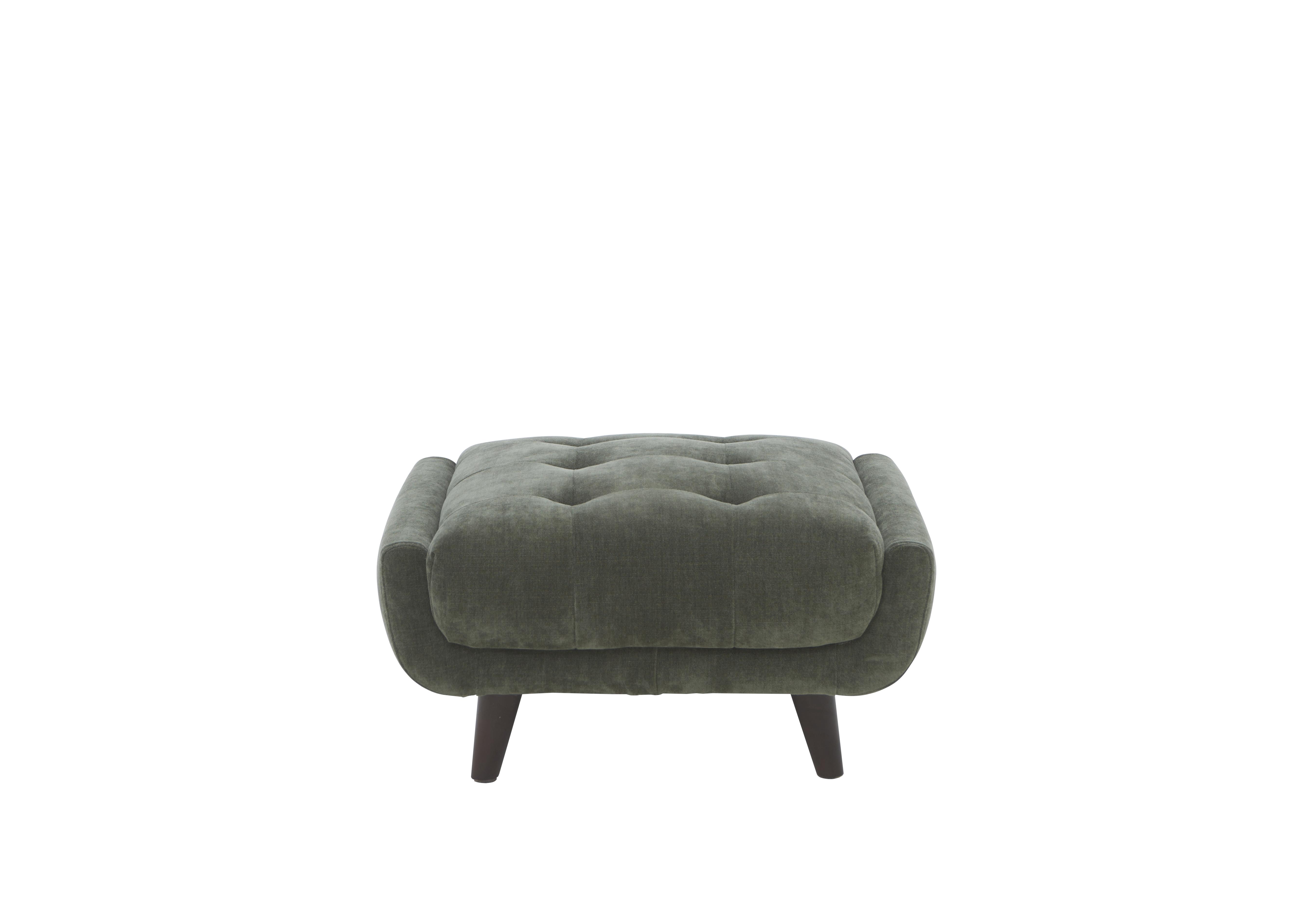 Rene Small Fabric Footstool in Manhattan 58001 Pine Es Ft on Furniture Village